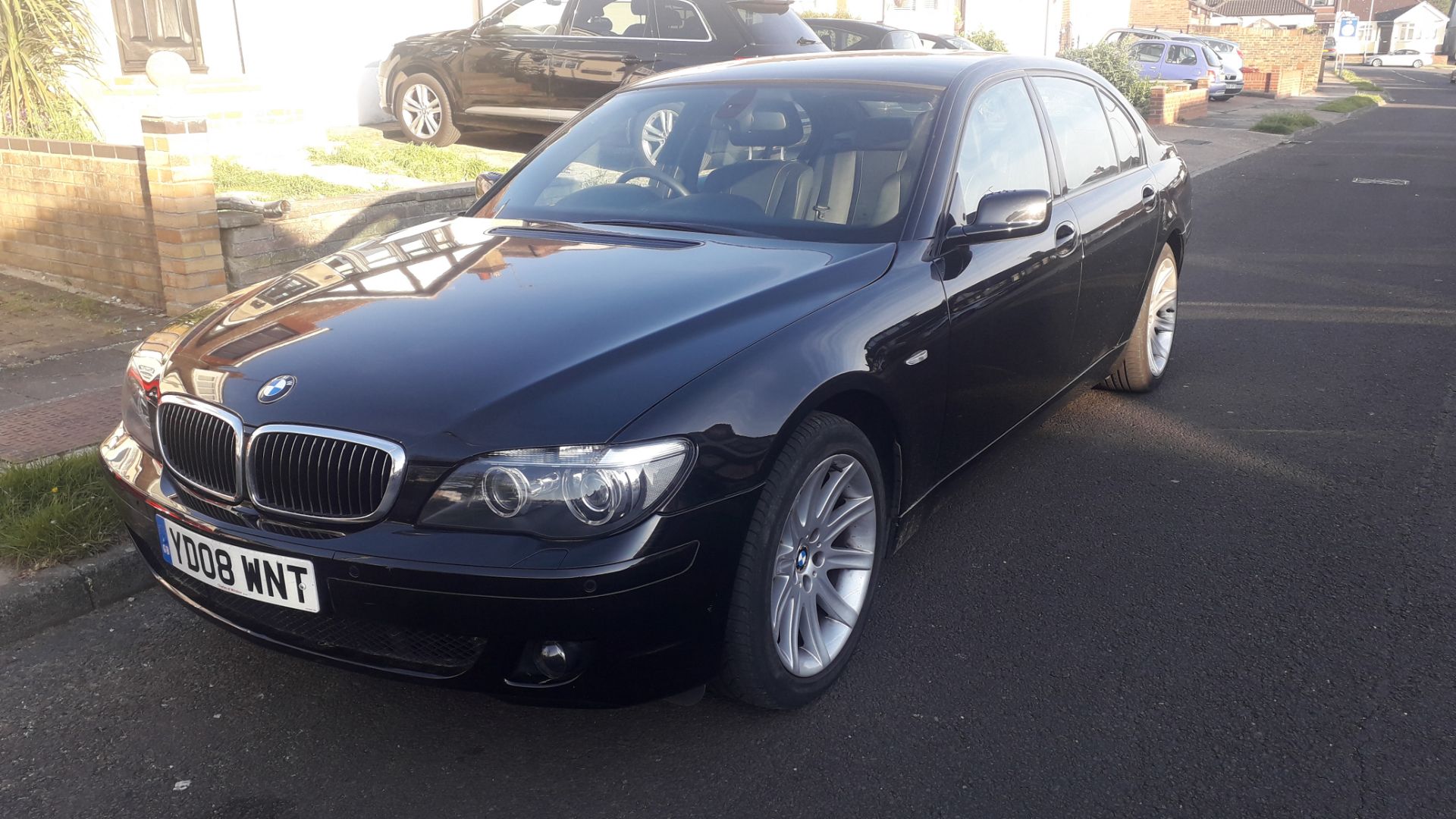 BMW 730Ld SE 4 Door Auto Saloon, colour black, registration YD08 WNT, first registered 21 March - Image 4 of 32