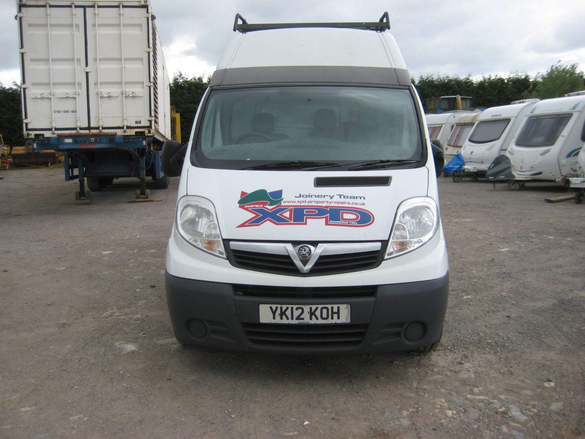 Vauxhall Vivaro 2000 CDTi Van, registration YK12 KOH, MOT