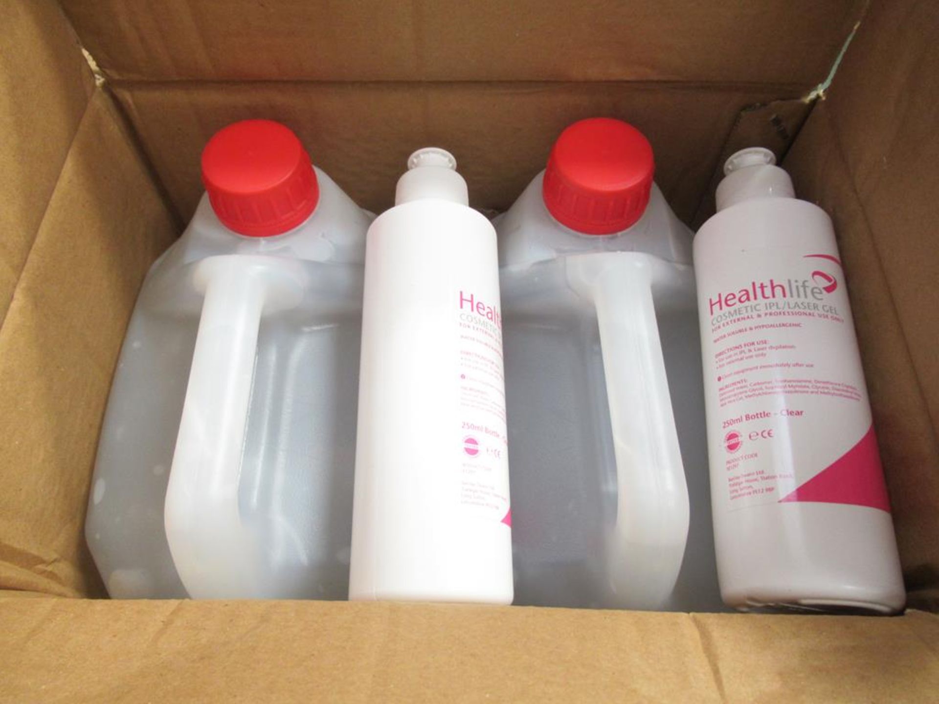 5 boxes 2 x per box of 5 litre Health Life Cosmetic 1PL/Lazer Gel comes with applicator Bottles, tog - Image 5 of 5