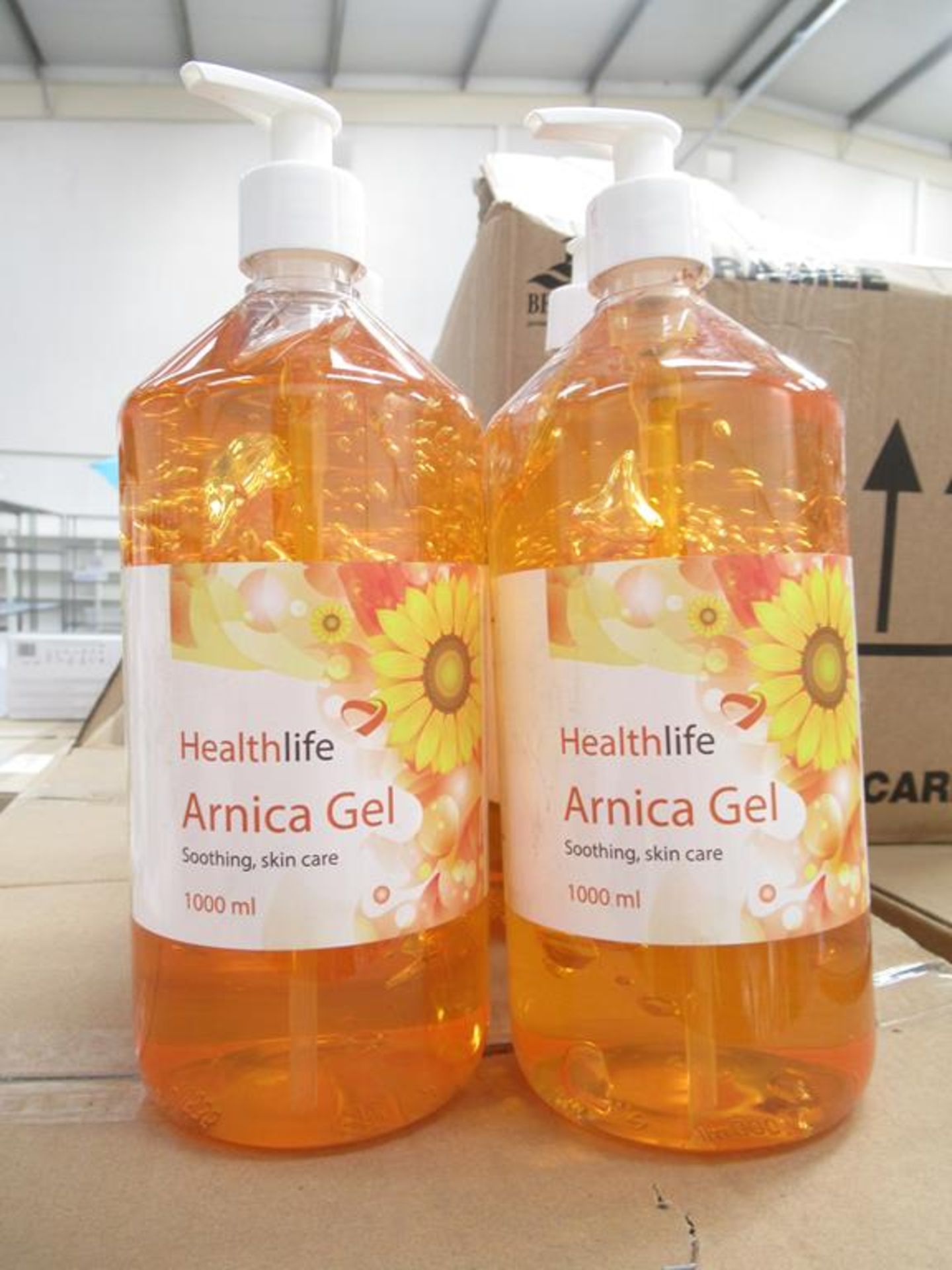 13 x boxes 12 x per box of Health Life Arnica Gel 1000ml "Soothing Skin Care" - Image 2 of 2