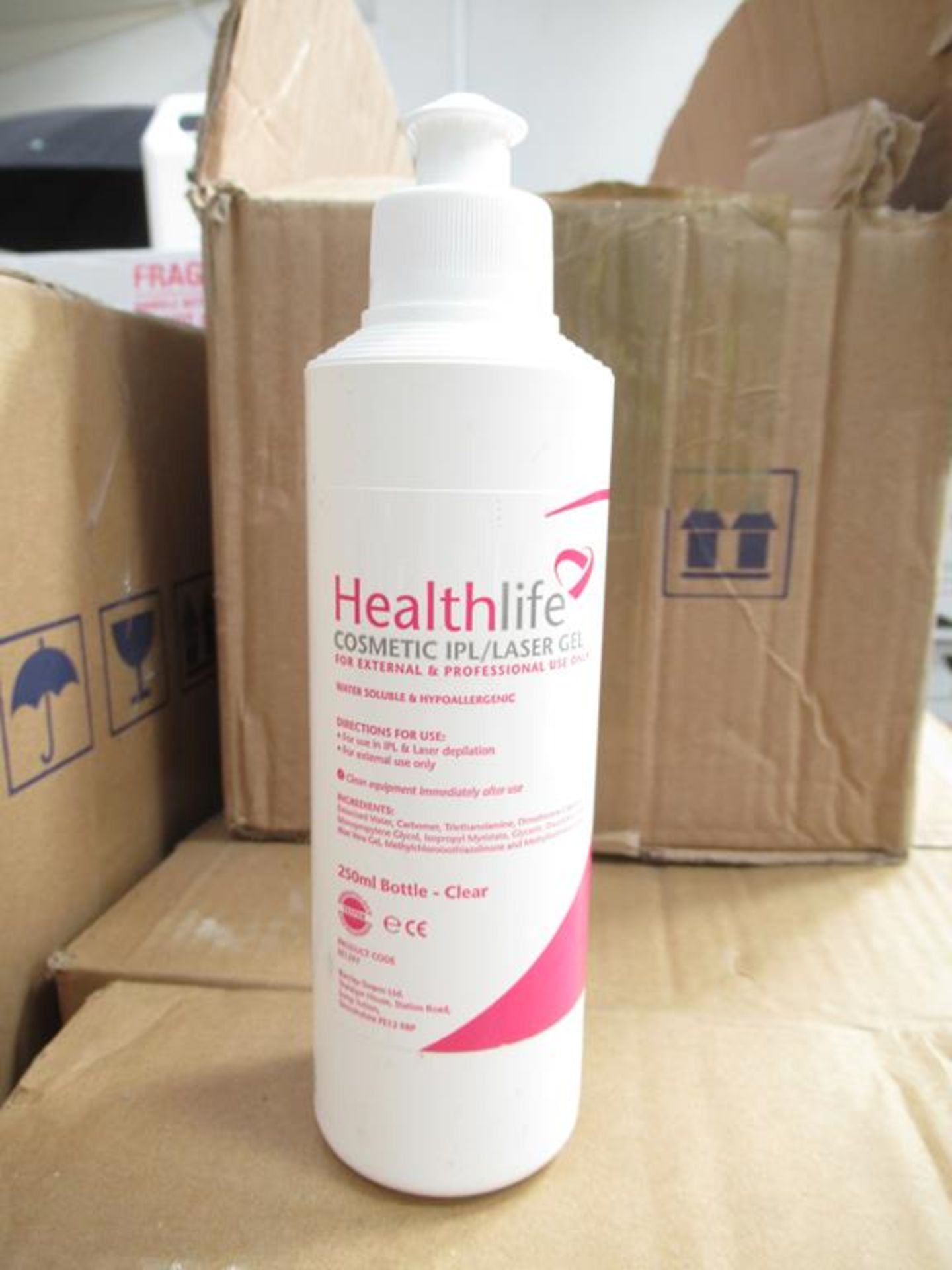 5 boxes 2 x per box of 5 litre Health Life Cosmetic 1PL/Lazer Gel comes with applicator Bottles, tog - Image 4 of 5