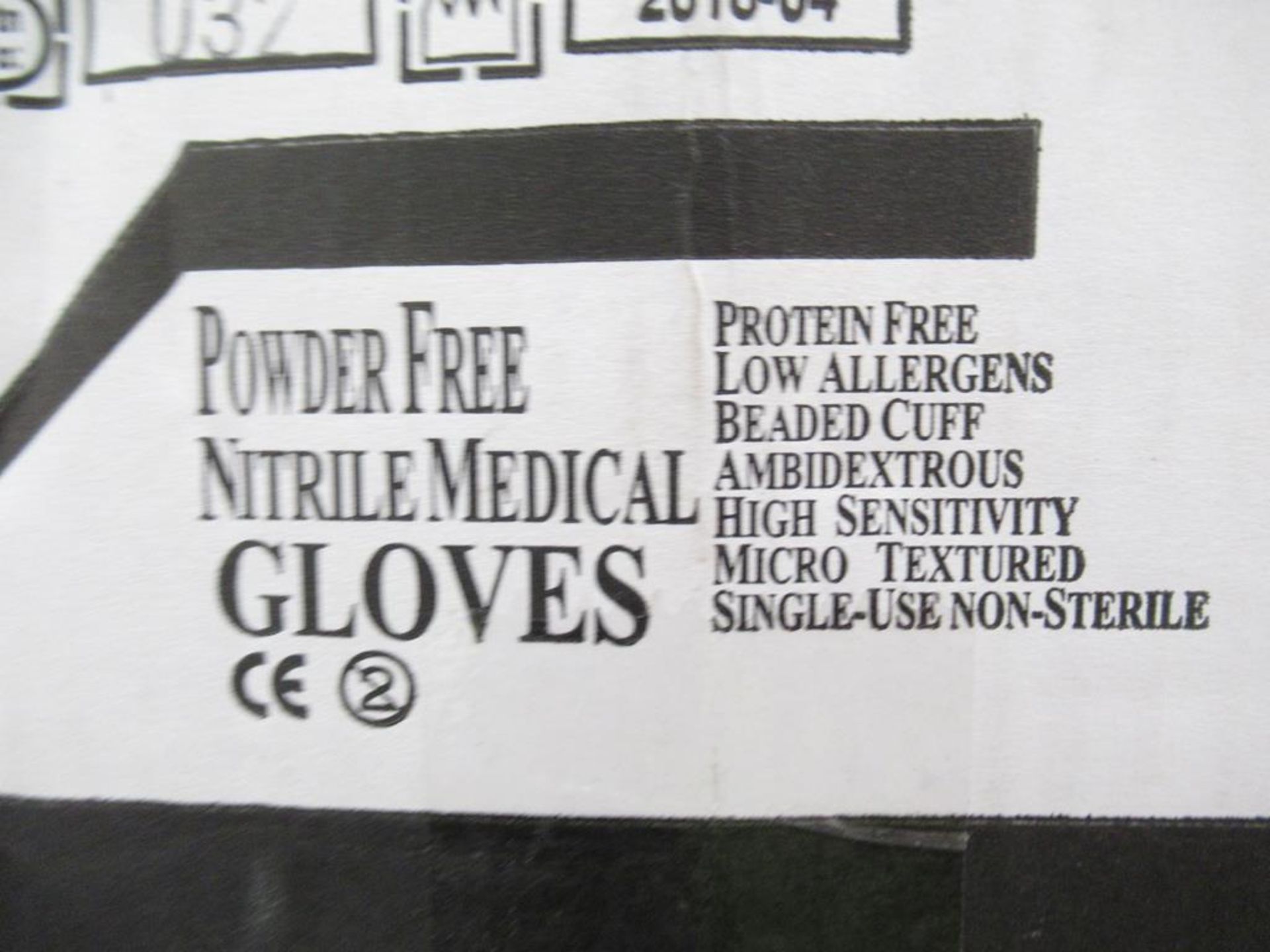 9 x boxes 10 packs per box of Hygieco Black Powder free Nitrile Gloves X-Large - Image 4 of 4
