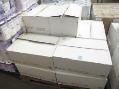 Approx 11.5 boxes of Soft Tissue Standard Hand Towels 2 ply White V-fold 25 x 34, 5cm