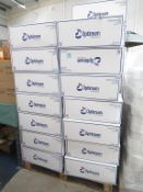 Approx 43 boxes of Optimum Z-fold Hand Towels 2 ply white 240mm x 240mm 3000 sheets per case