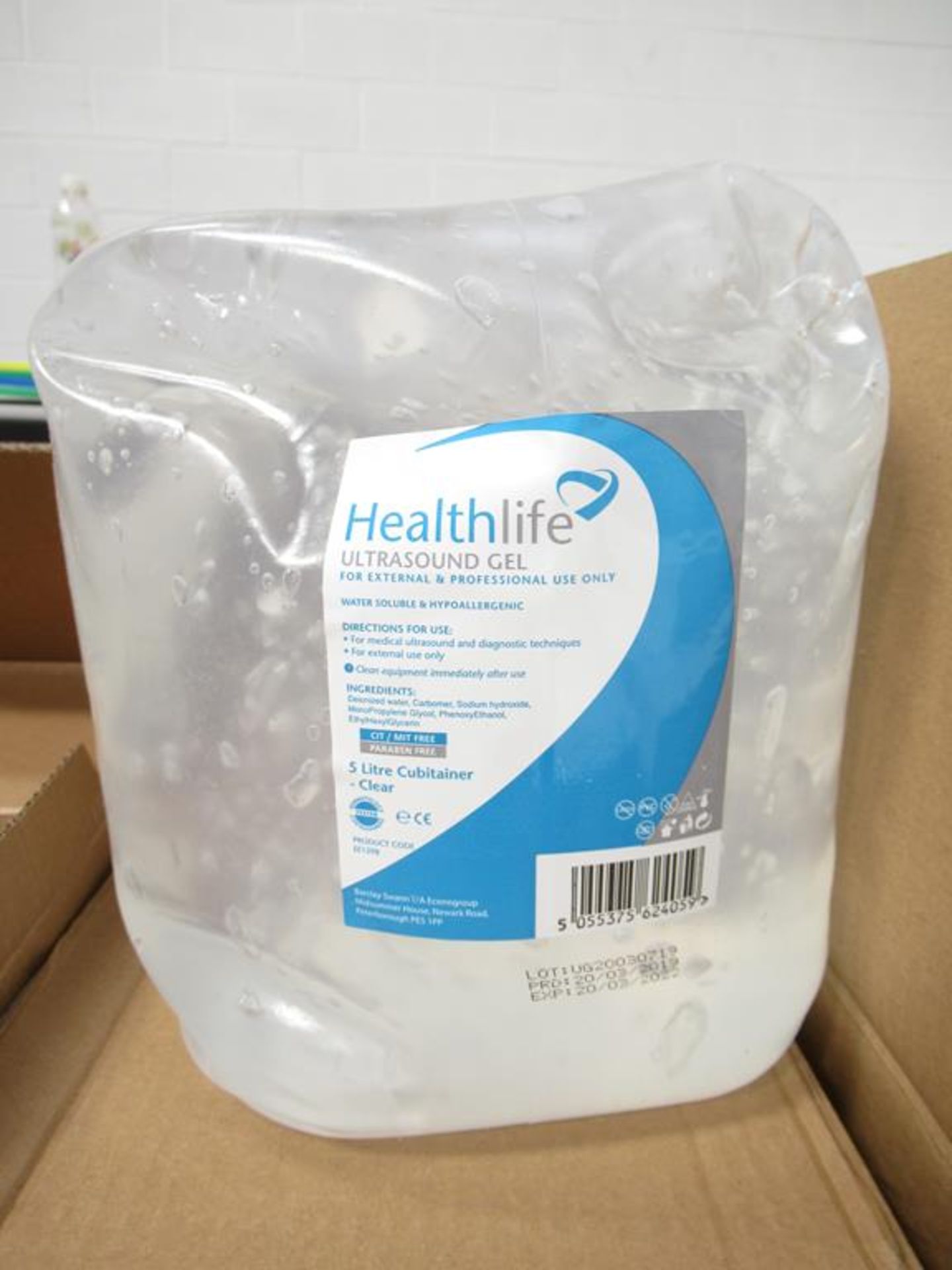 8 x boxes 4 x per box of 5 litre Health Life Ultrasound Gel - Image 3 of 3