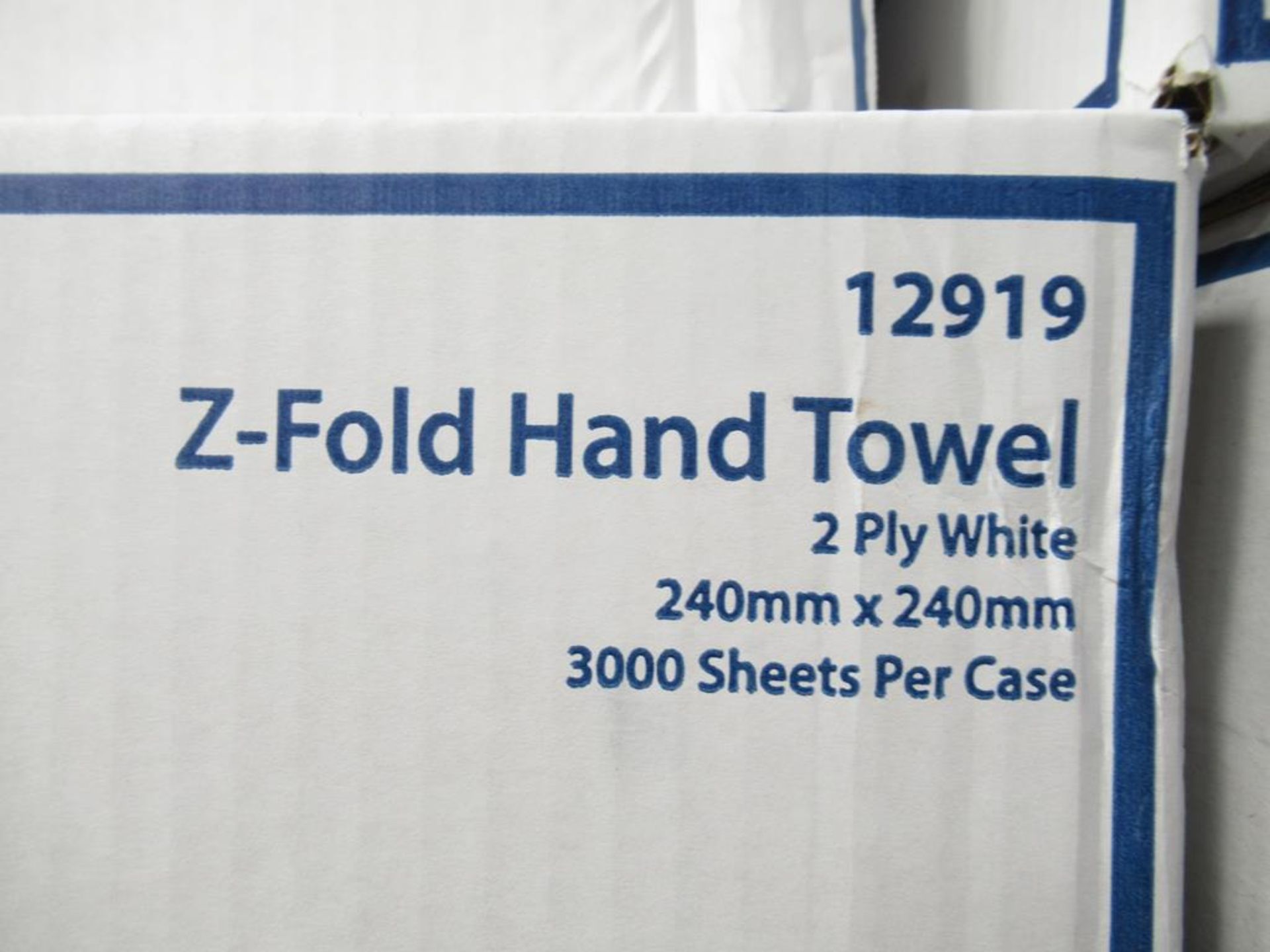 41 x boxes of Optimum Professional Z-fold Hand Towels 3000 Sheets per case in white - Image 2 of 2