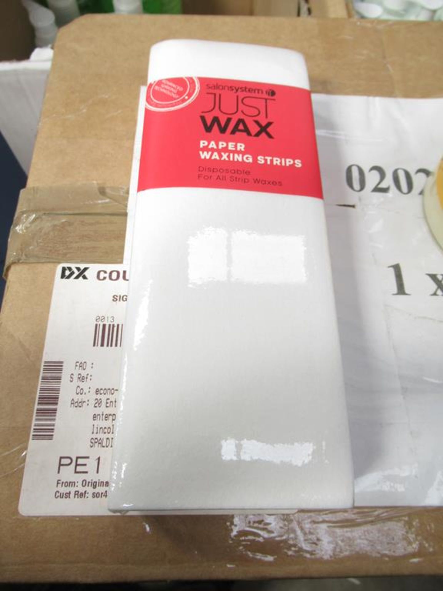 A mixed lot to include 2 x boxes of Salon system Justwax Paper Waxing Strips, 3 x boxes of Salon Sys - Image 9 of 9