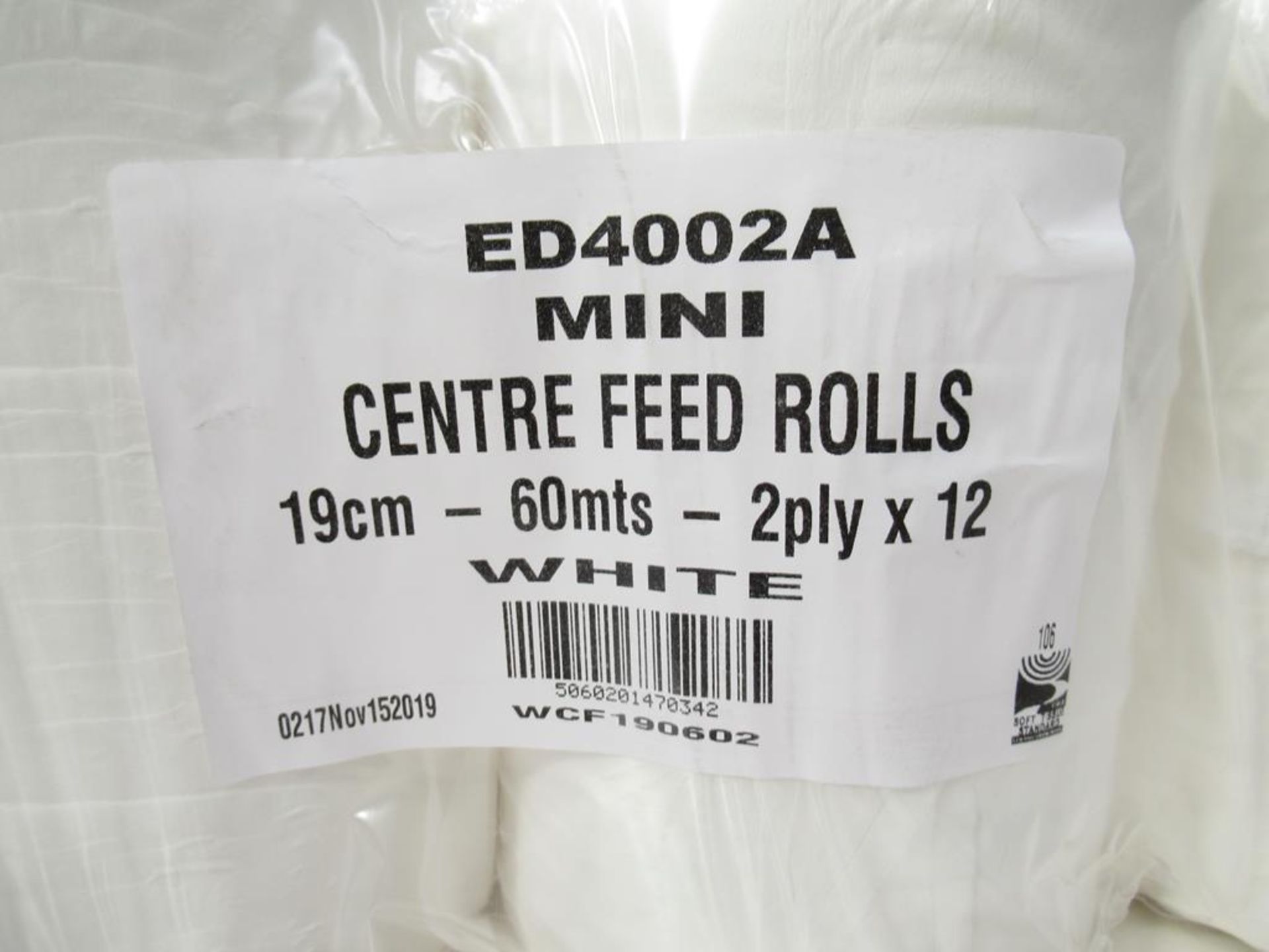 Pallet to contain 27 packs of white Centre Feed Rolls (12 rolls per pack) - Image 2 of 2