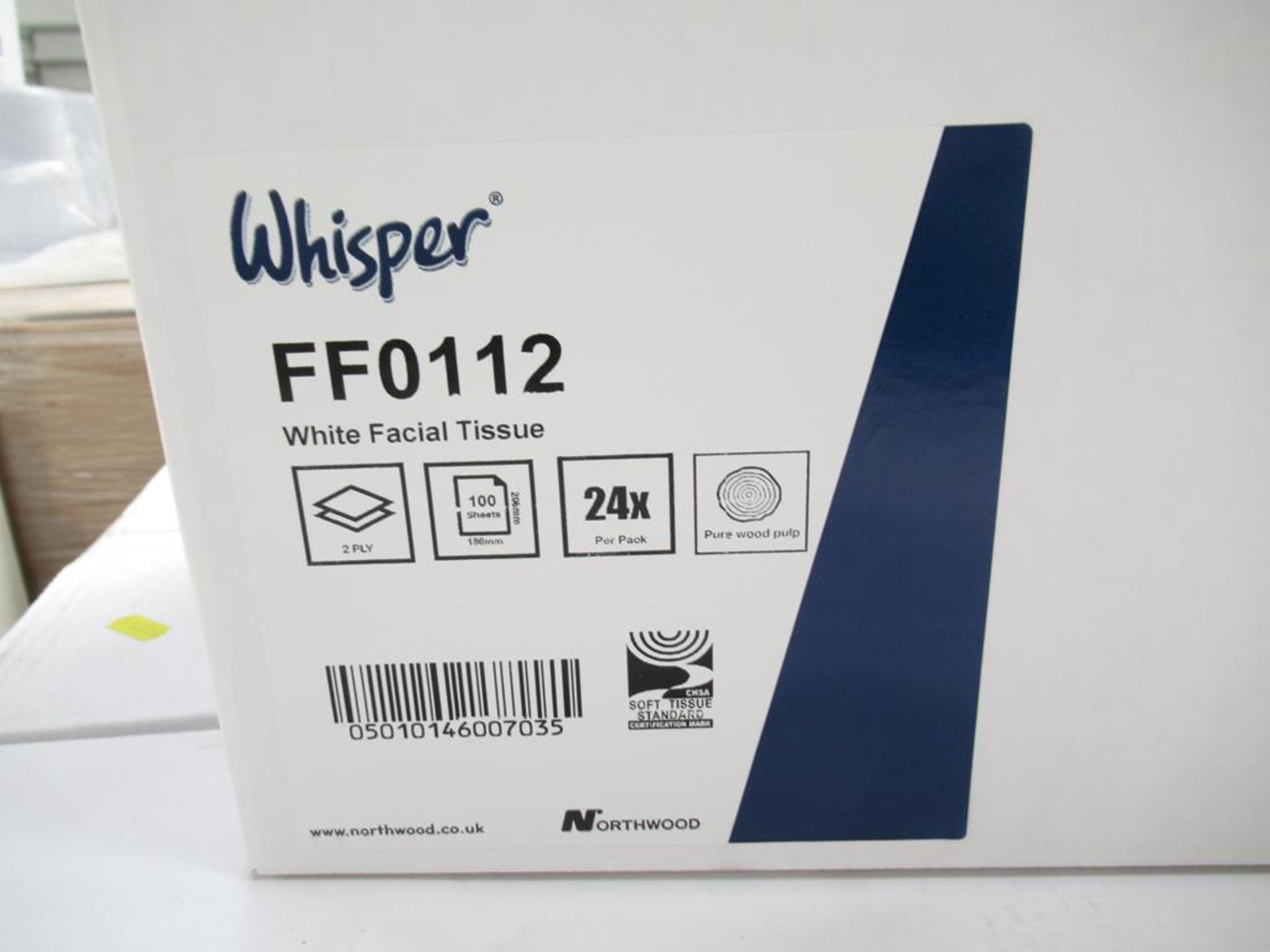 13 x boxes of Whisper FF0112 White Facial Tissues - Image 2 of 2