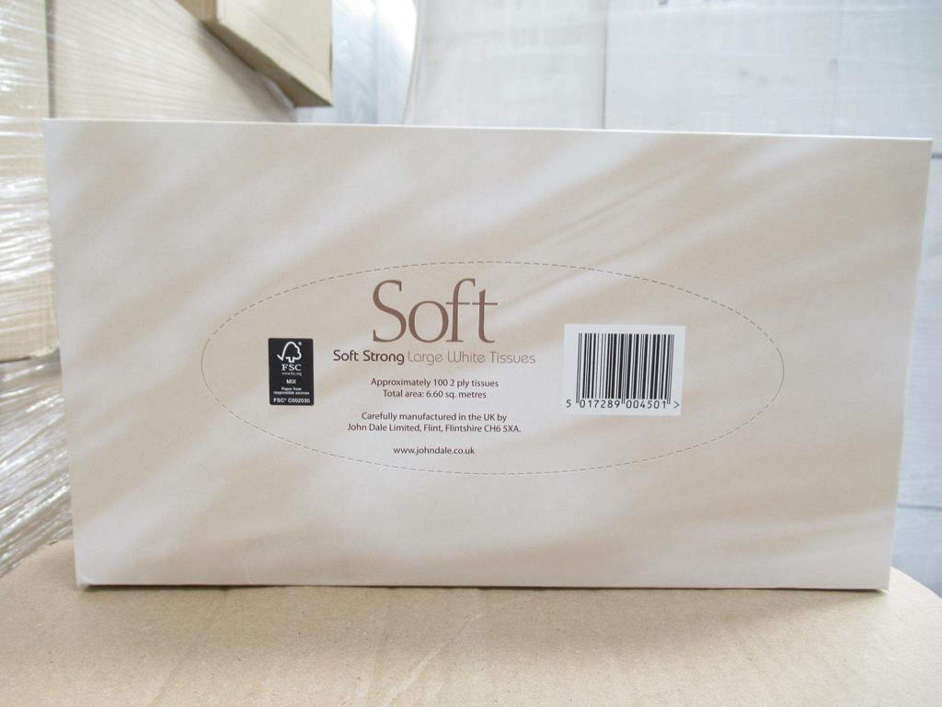 Approx 32 x boxes 24 x per box of "Soft" strong large White Tissues - Image 2 of 2