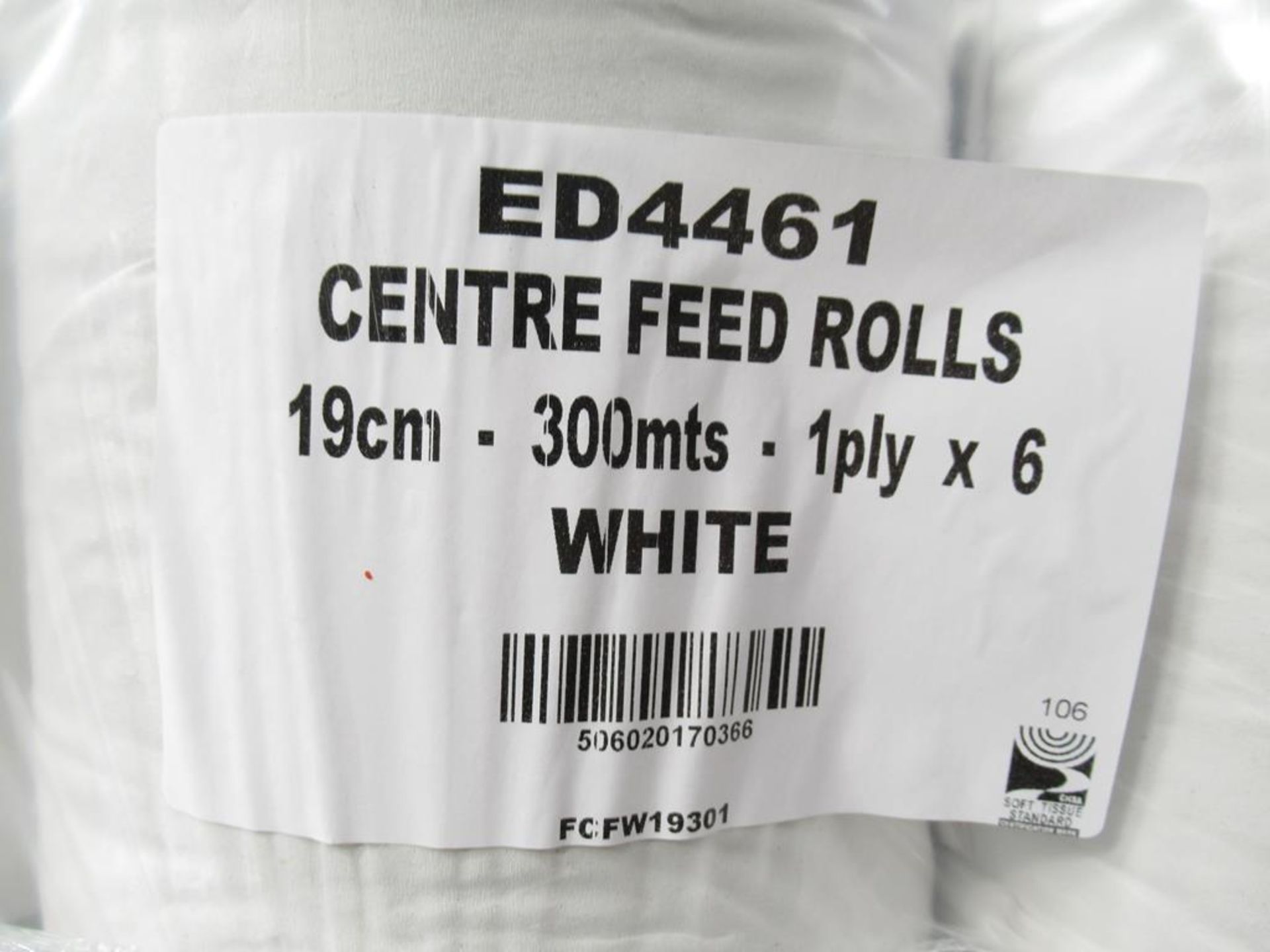 Pallet to contain 39 packs of Grey Centre Feed Rolls (6 rolls per pack) - Image 2 of 2