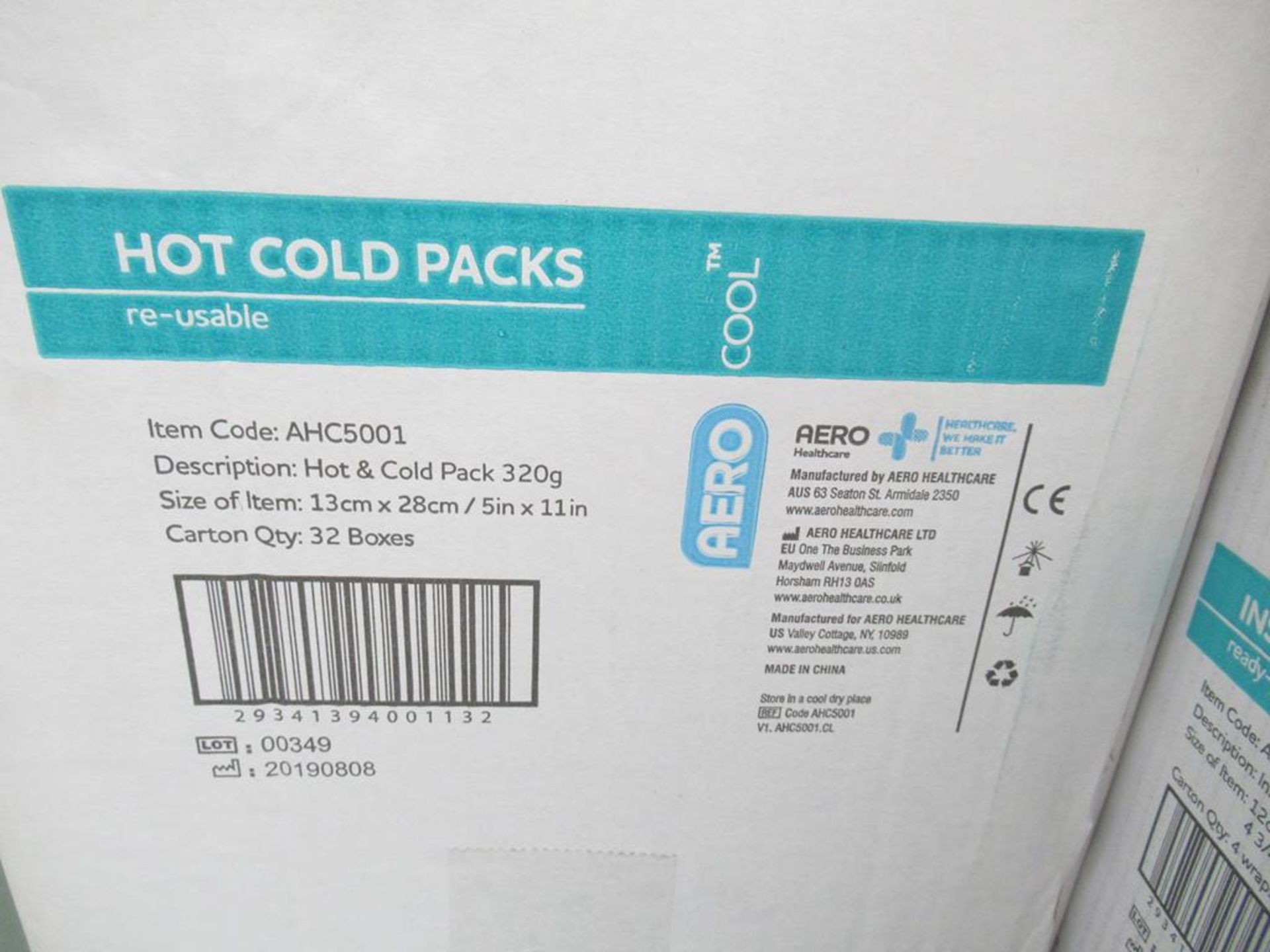 2 x full boxes and 1 x part box of Aerocool Instant Ice Packs and 2 x boxes 32 per box of Aerocool R - Image 3 of 4