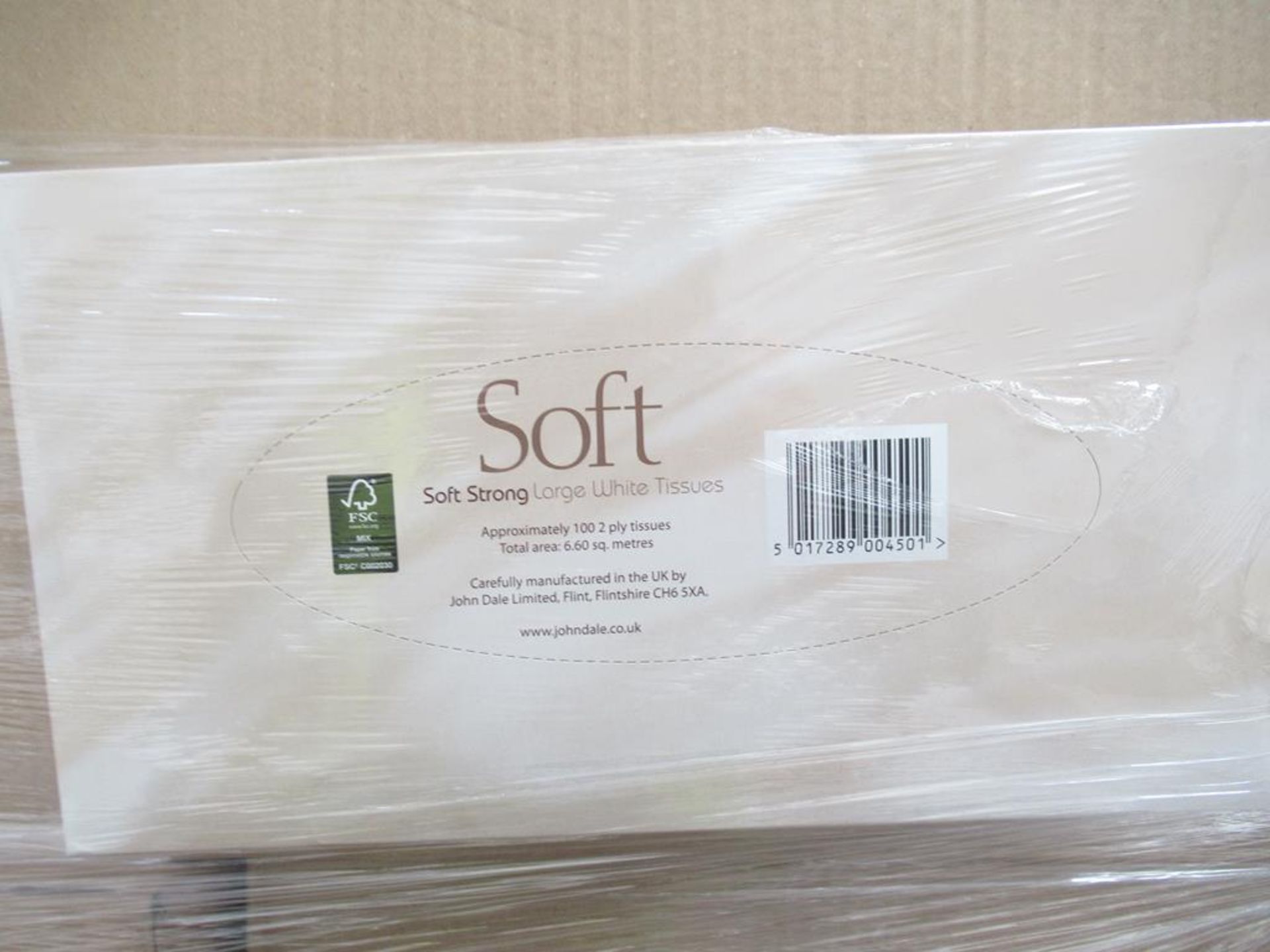 Approx 32 x boxes 24 x per box of "Soft" strong large White Tissues - Image 2 of 2