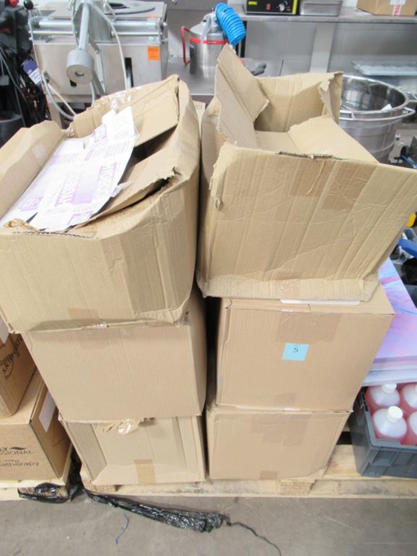 A pallet to contain various product boxes, Stationary and 11 x 1 litre Two Seal Sealing Fluid - Image 2 of 4