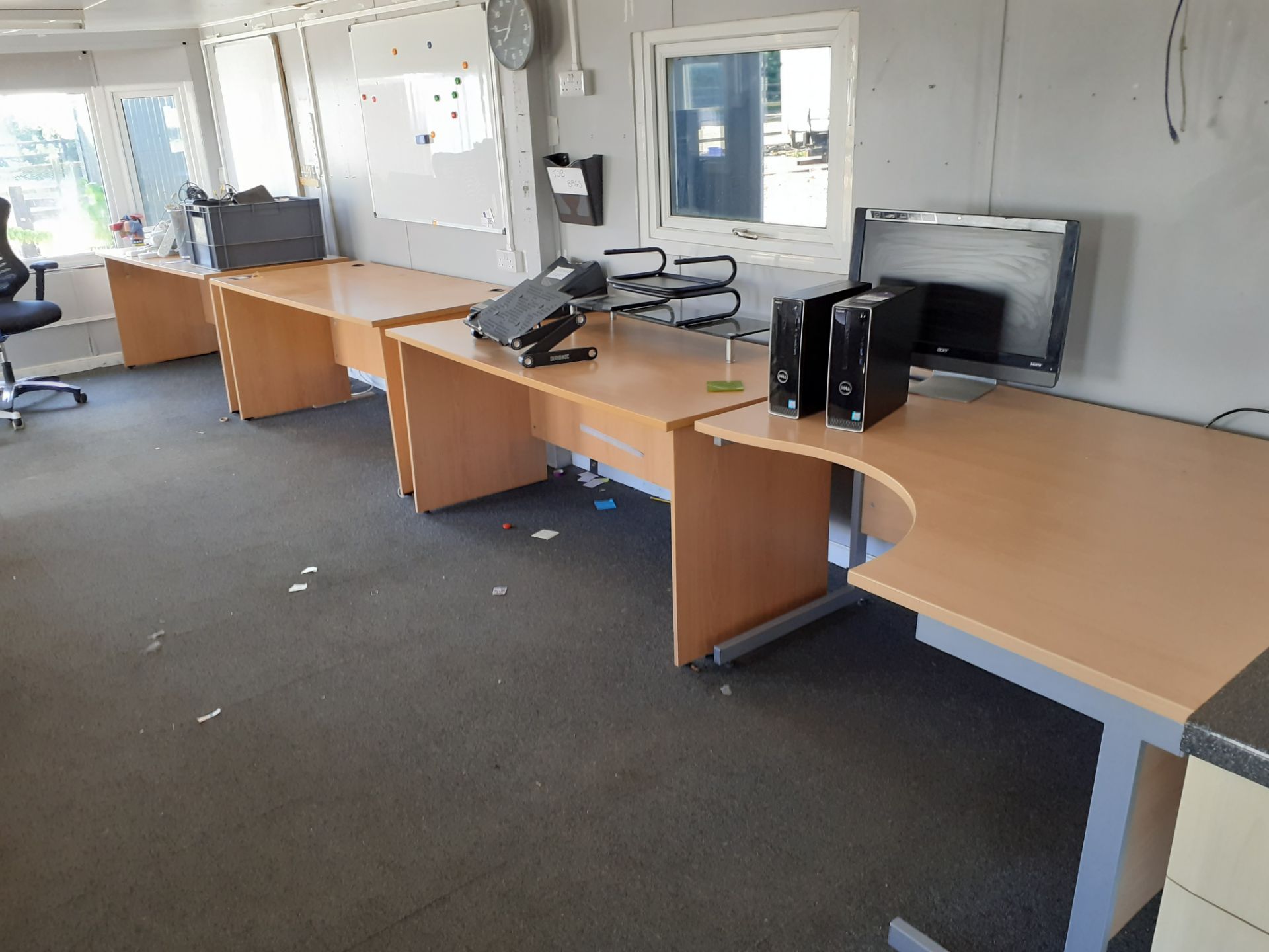 3 x Office Desks and 1 Corner Office Desk