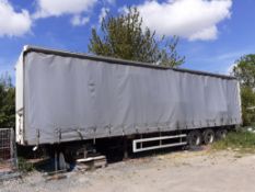 SDC 13.7m TRI-AXLE Curtain Side Trailer