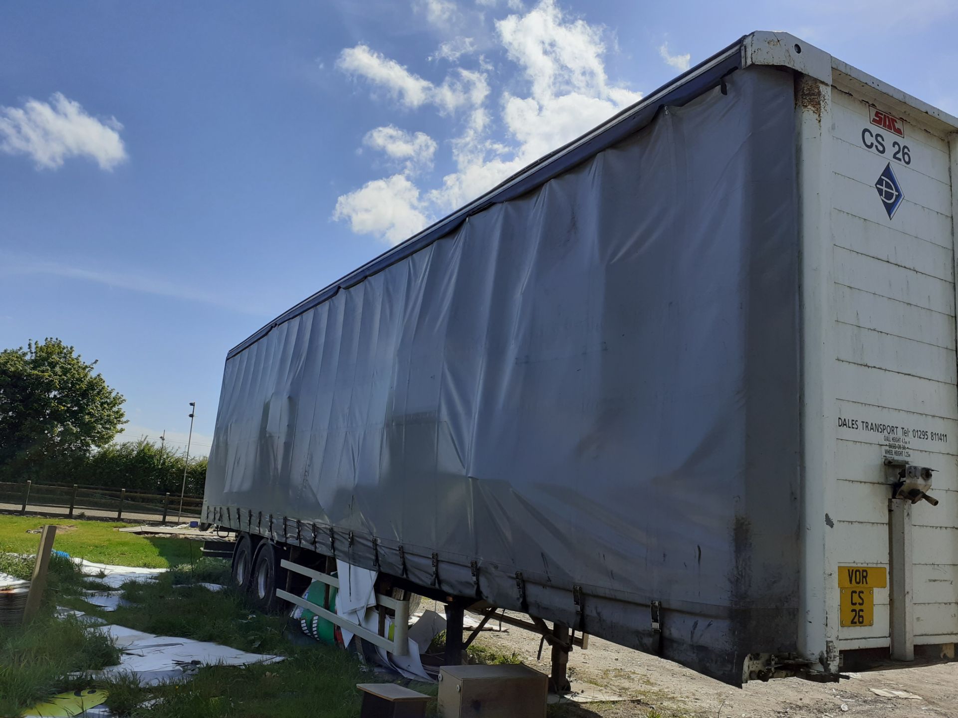 SDC Tandem Curtain Side Trailer - Image 3 of 11