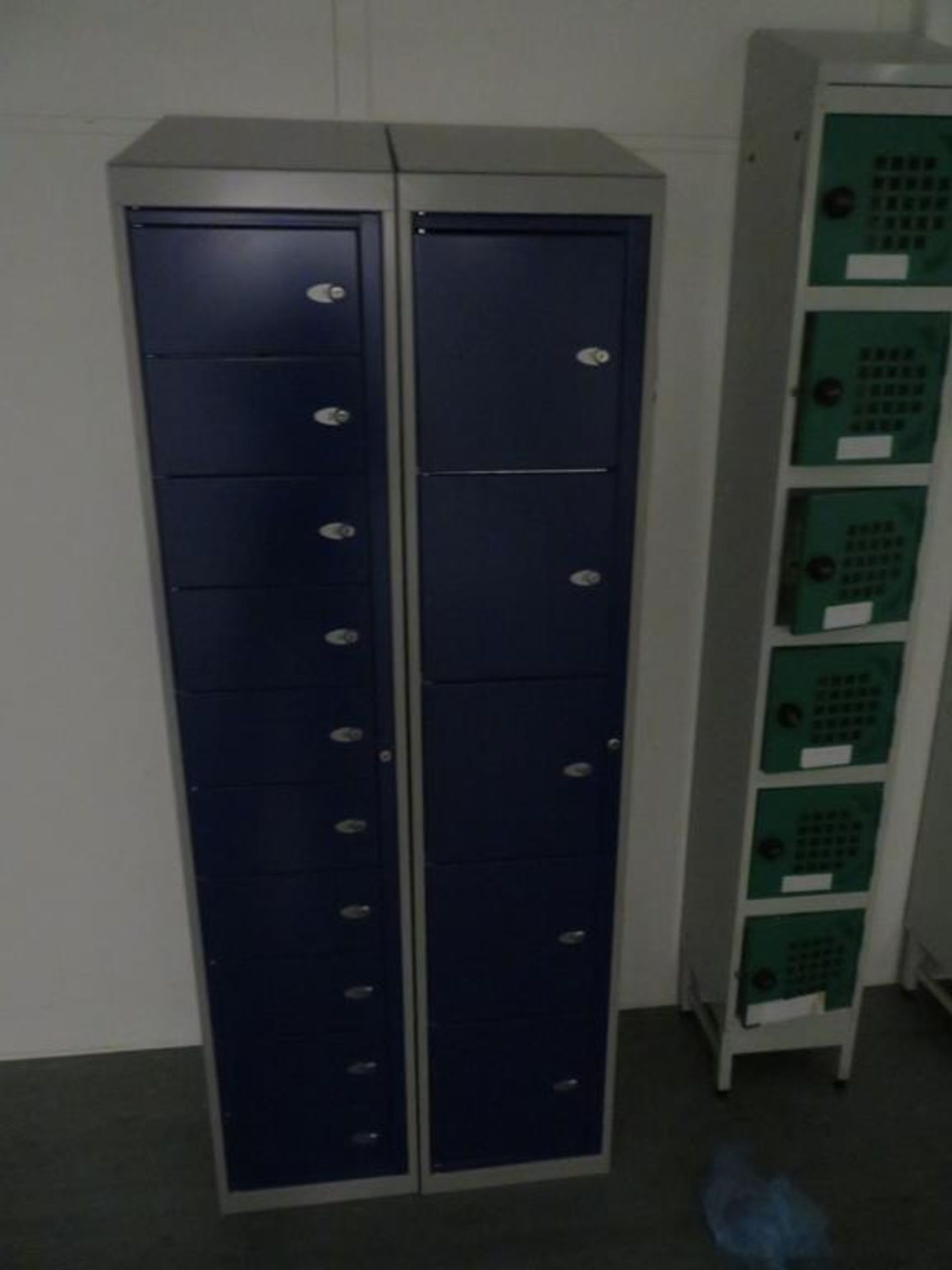 25 x Banks of 6 Lockers with combination locks etc - Image 8 of 9