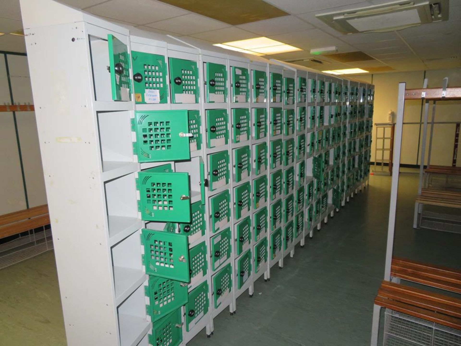38 x Banks of 6 combination lockers etc - Image 3 of 5