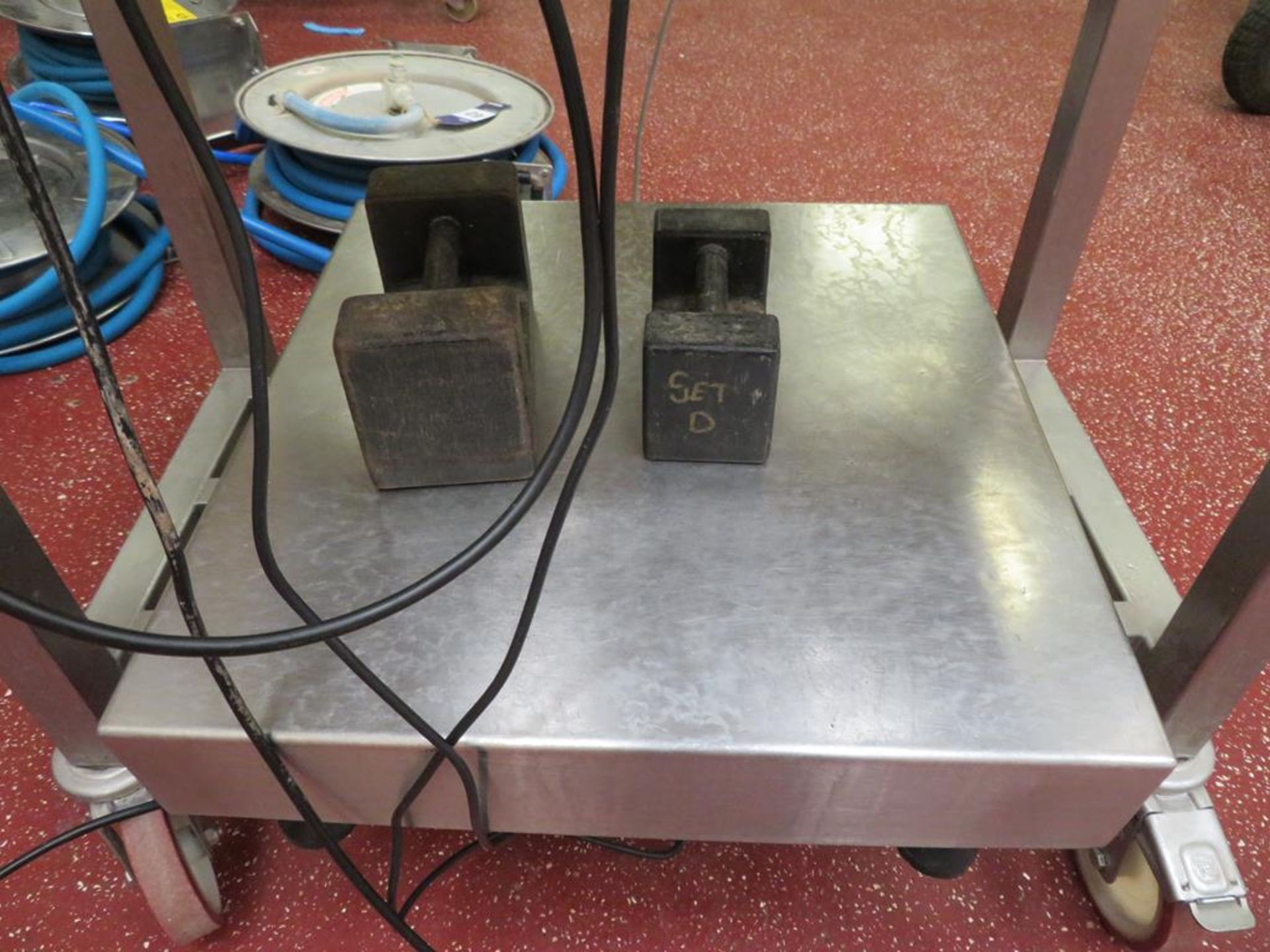 2 x Stainless Steel Weighing Platforms, Stevens DRP3000i Digital Read Out etc - Image 7 of 7