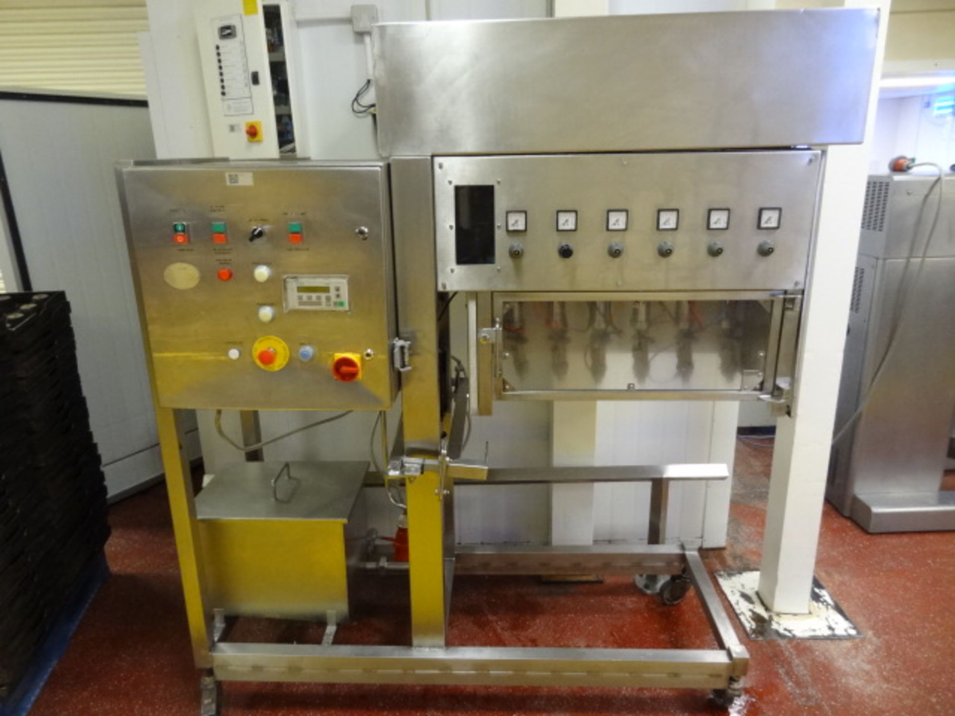 Alimec. 6 Head oiling unit & Alimec twin line, depositing and injection