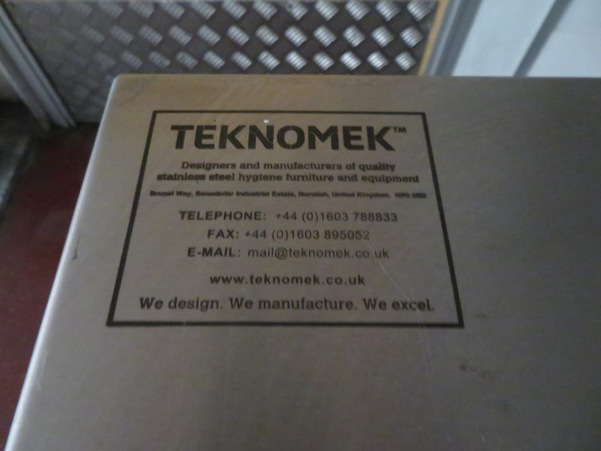 Teknomek Stainless Steel Desk - Image 3 of 4