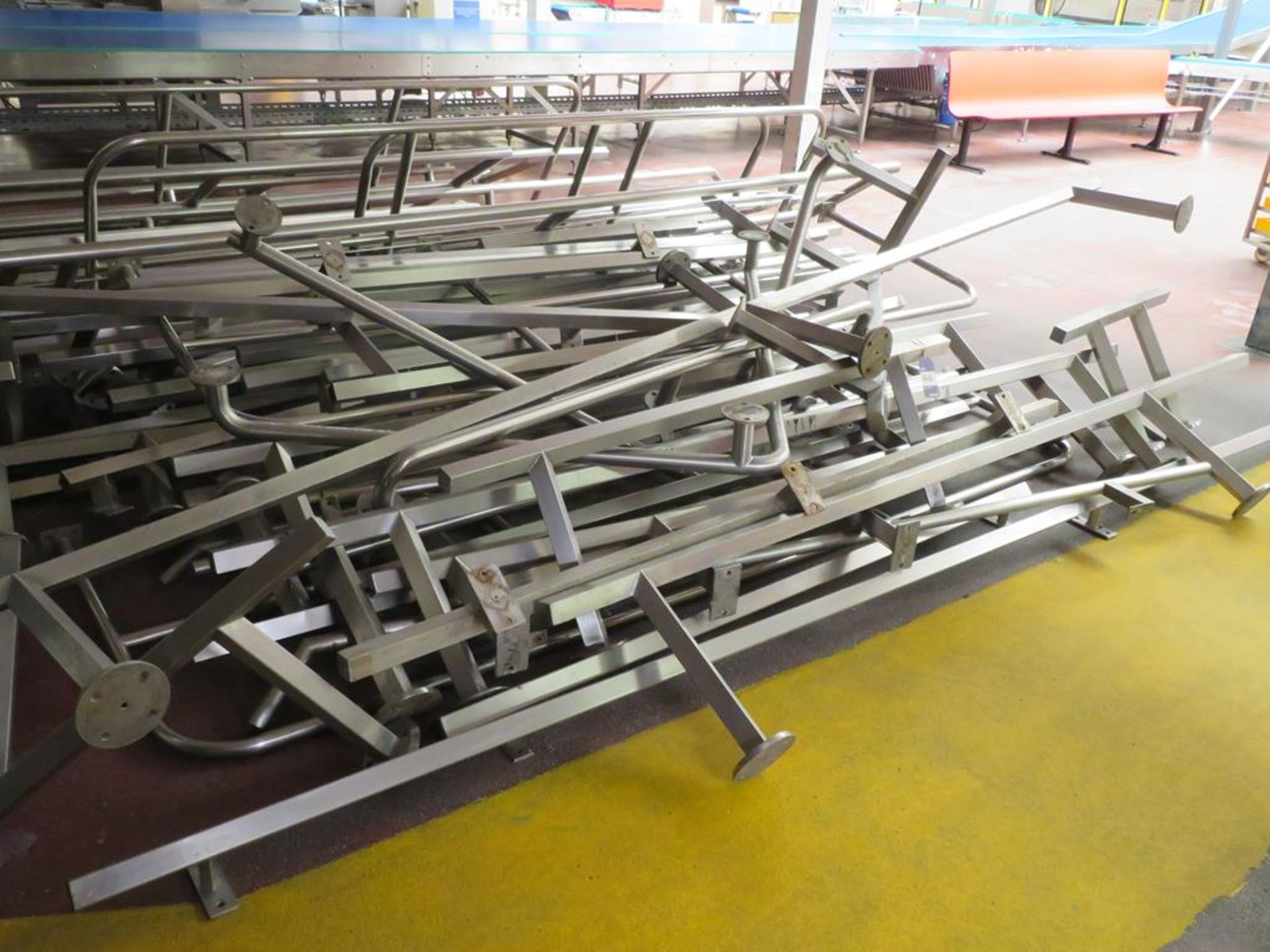 Qty of Stainless steel handrail and various height barriers