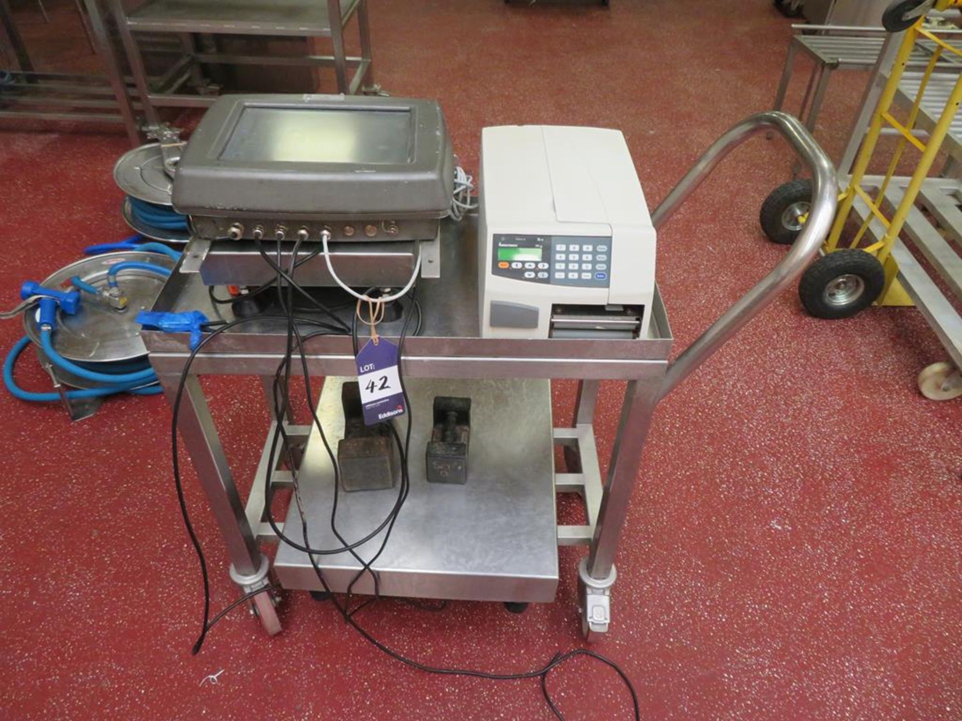 2 x Stainless Steel Weighing Platforms, Stevens DRP3000i Digital Read Out etc