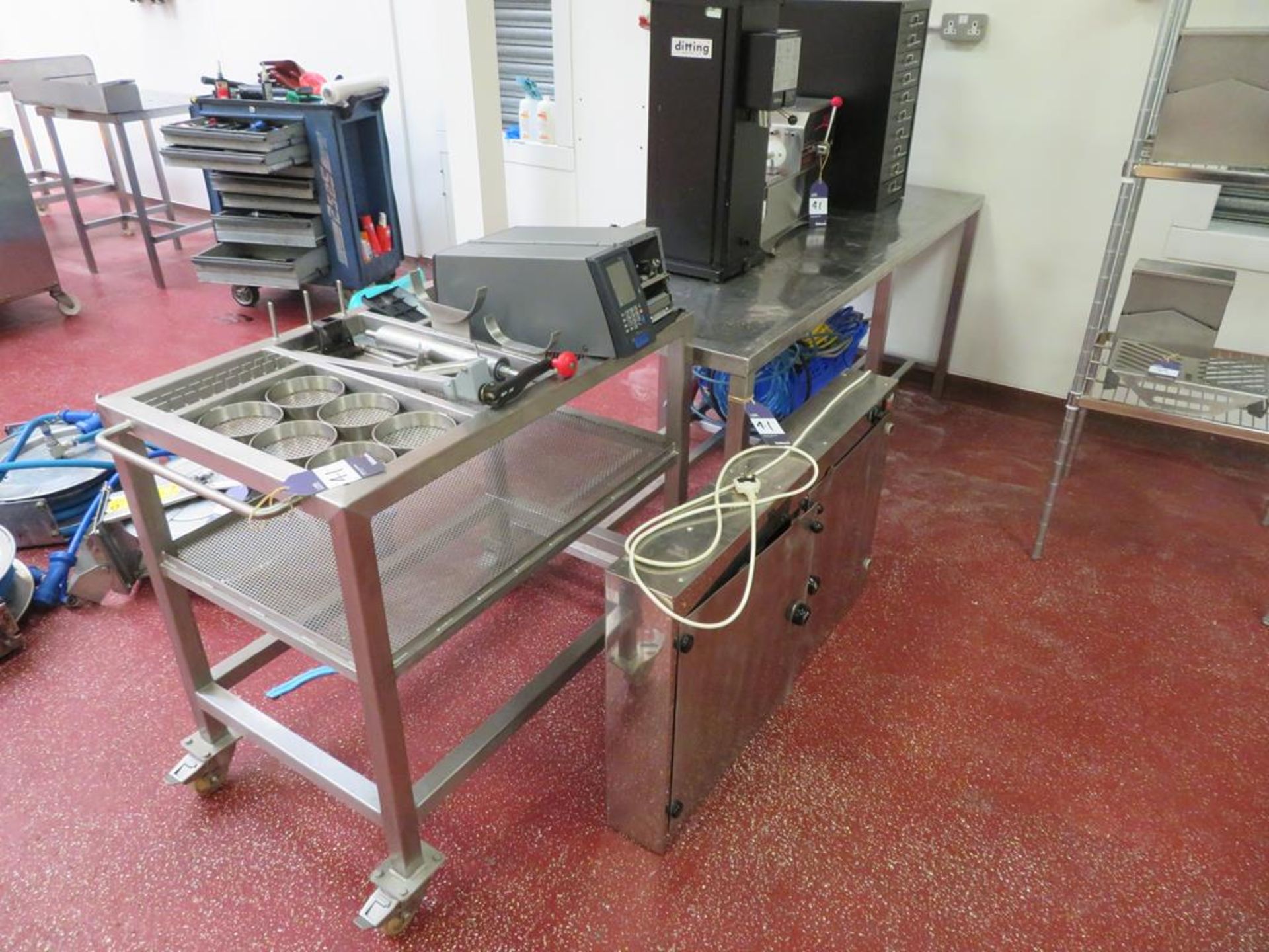 Stainless Steel Bench, Stainless Steel Trolley, Heated Cabinet etc - Image 5 of 7