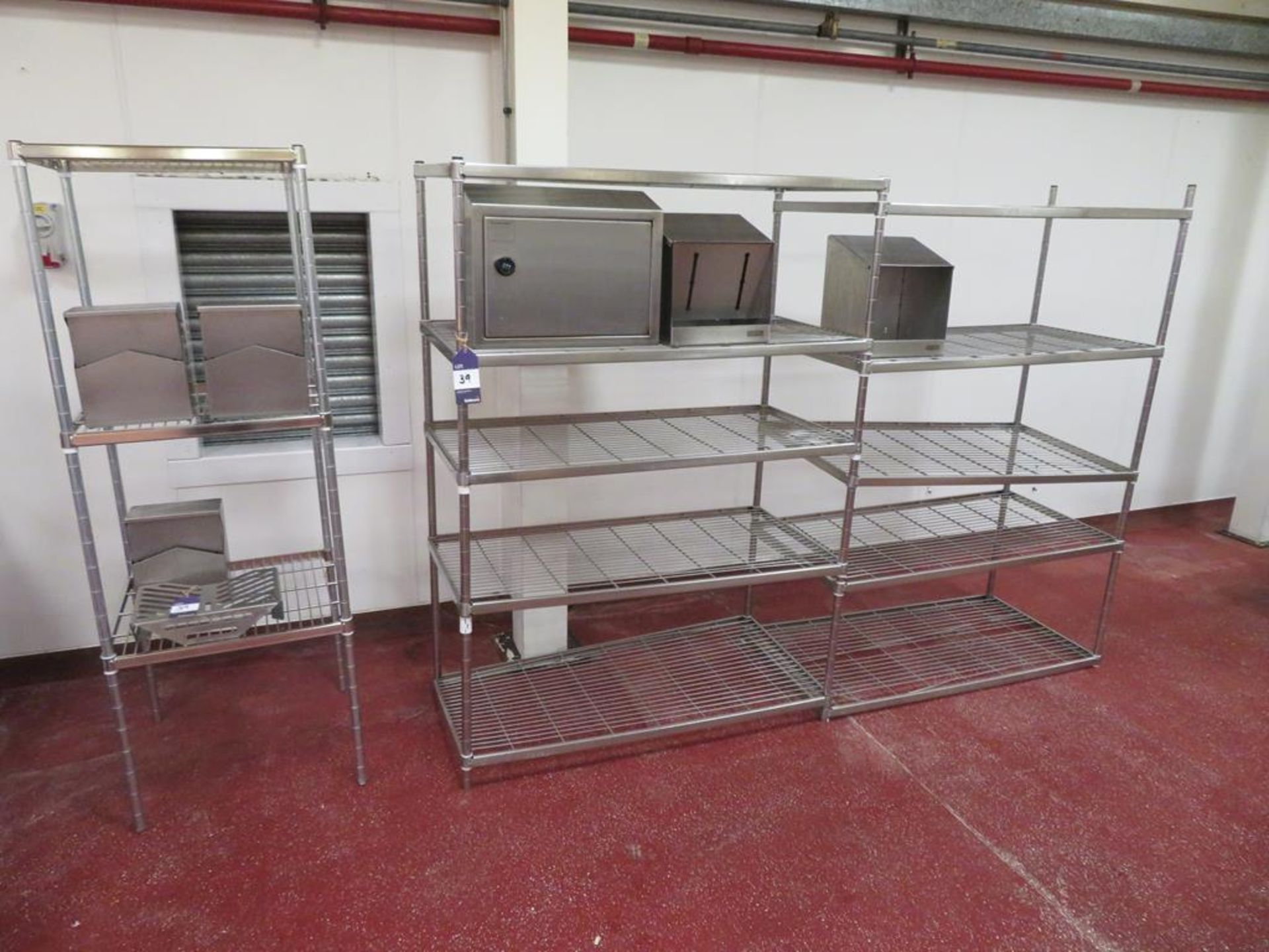 Syspal & Teknomek Cabinets & Dispensers and 3 Bays of Wire Racking