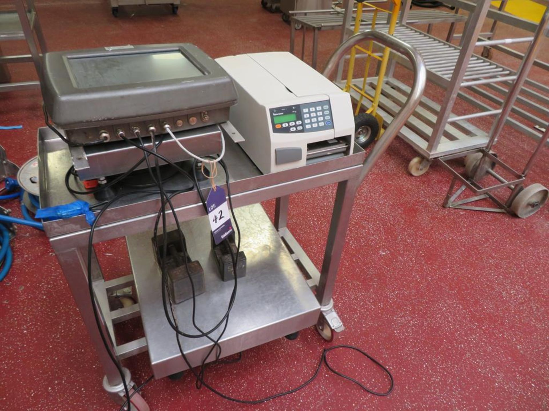 2 x Stainless Steel Weighing Platforms, Stevens DRP3000i Digital Read Out etc - Image 6 of 7