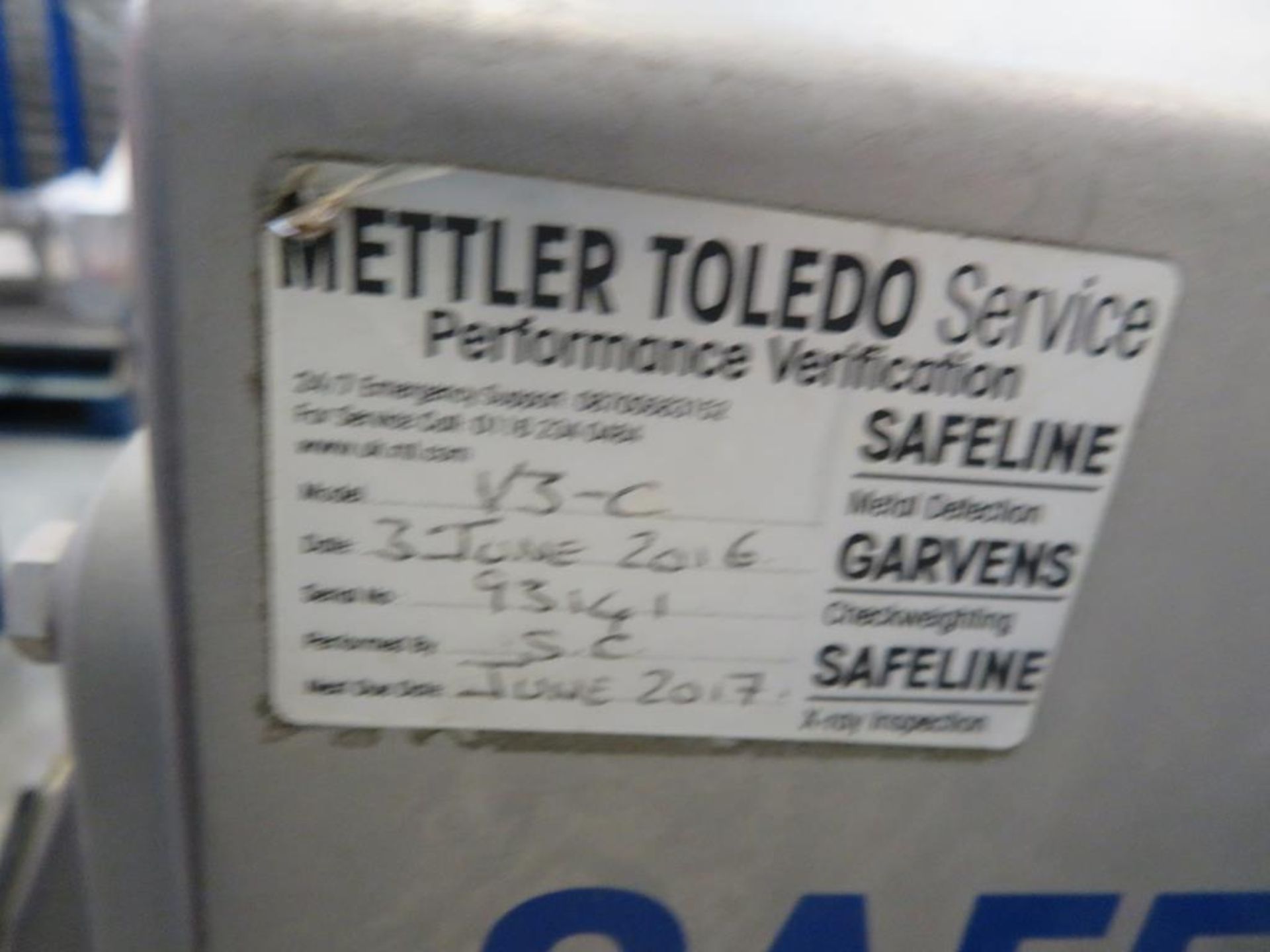 Mettler Toledo Safeline Metal Detector - Image 3 of 4