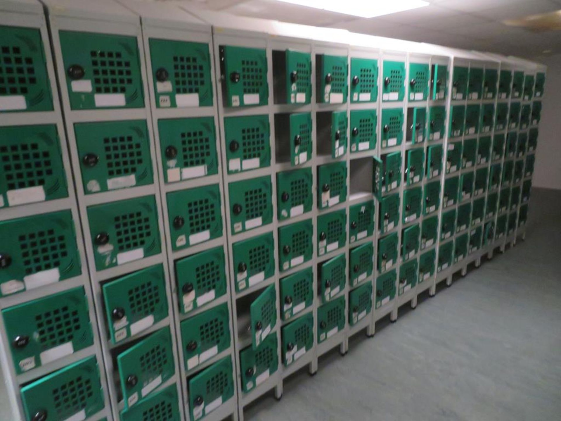 25 x Banks of 6 Lockers with combination locks etc - Image 3 of 9