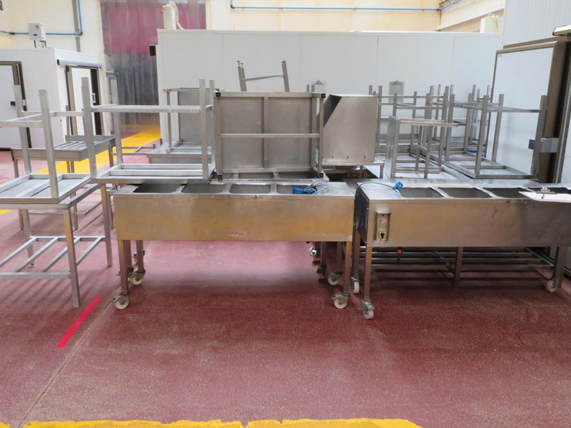 Qty of Stainless Steel & Aluminium Tables, Stands, Benches & Cabinets - Image 4 of 5