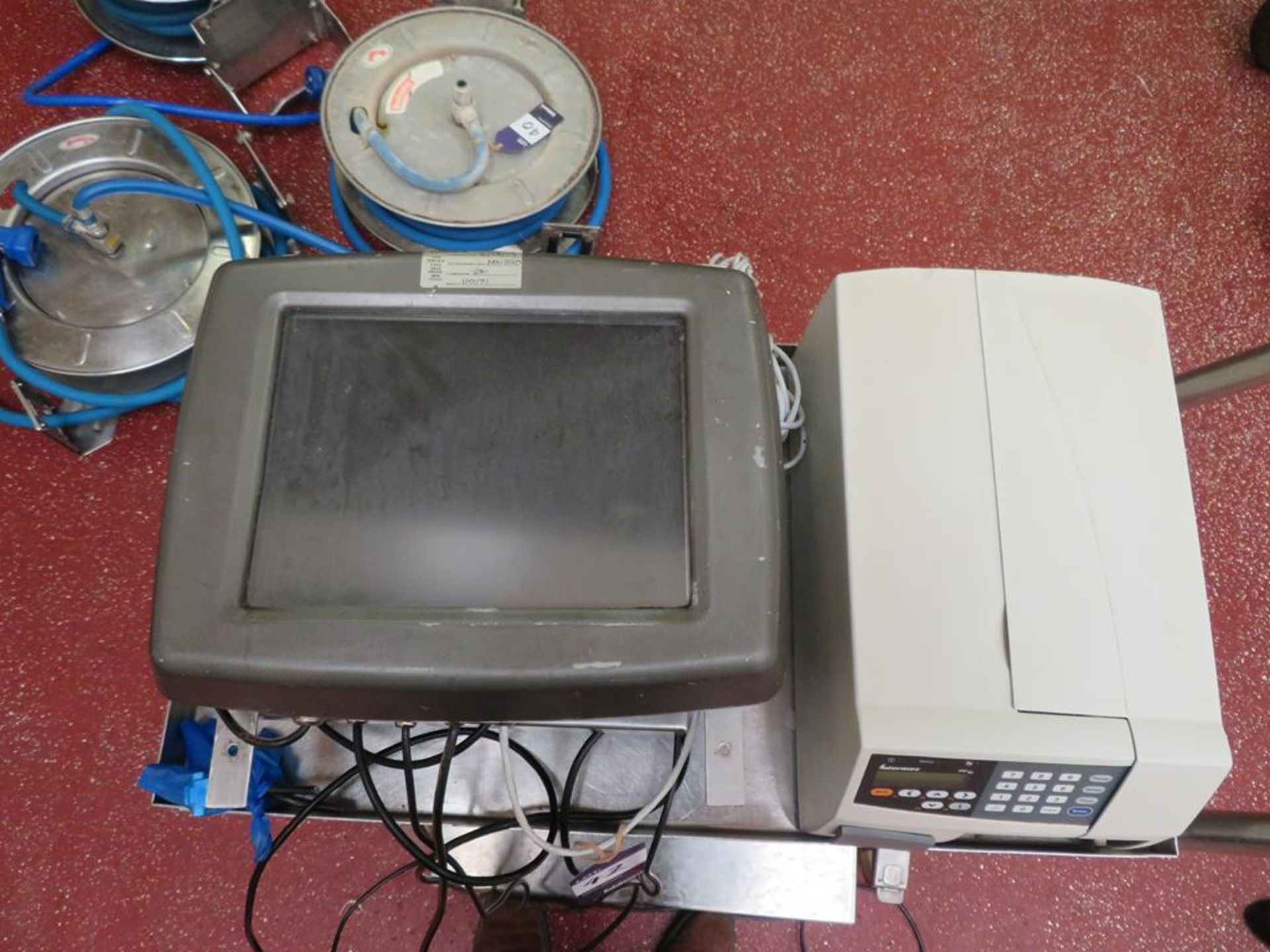 2 x Stainless Steel Weighing Platforms, Stevens DRP3000i Digital Read Out etc - Image 2 of 7