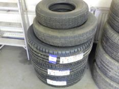 5 x assorted tyres including 3 x Michelin, 1 x Hankook, 1 x Southern Trailer