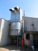 External Shredded Timber & Sawdust Hopper with Motor Driven Extraction Pump and Filtration with Powe