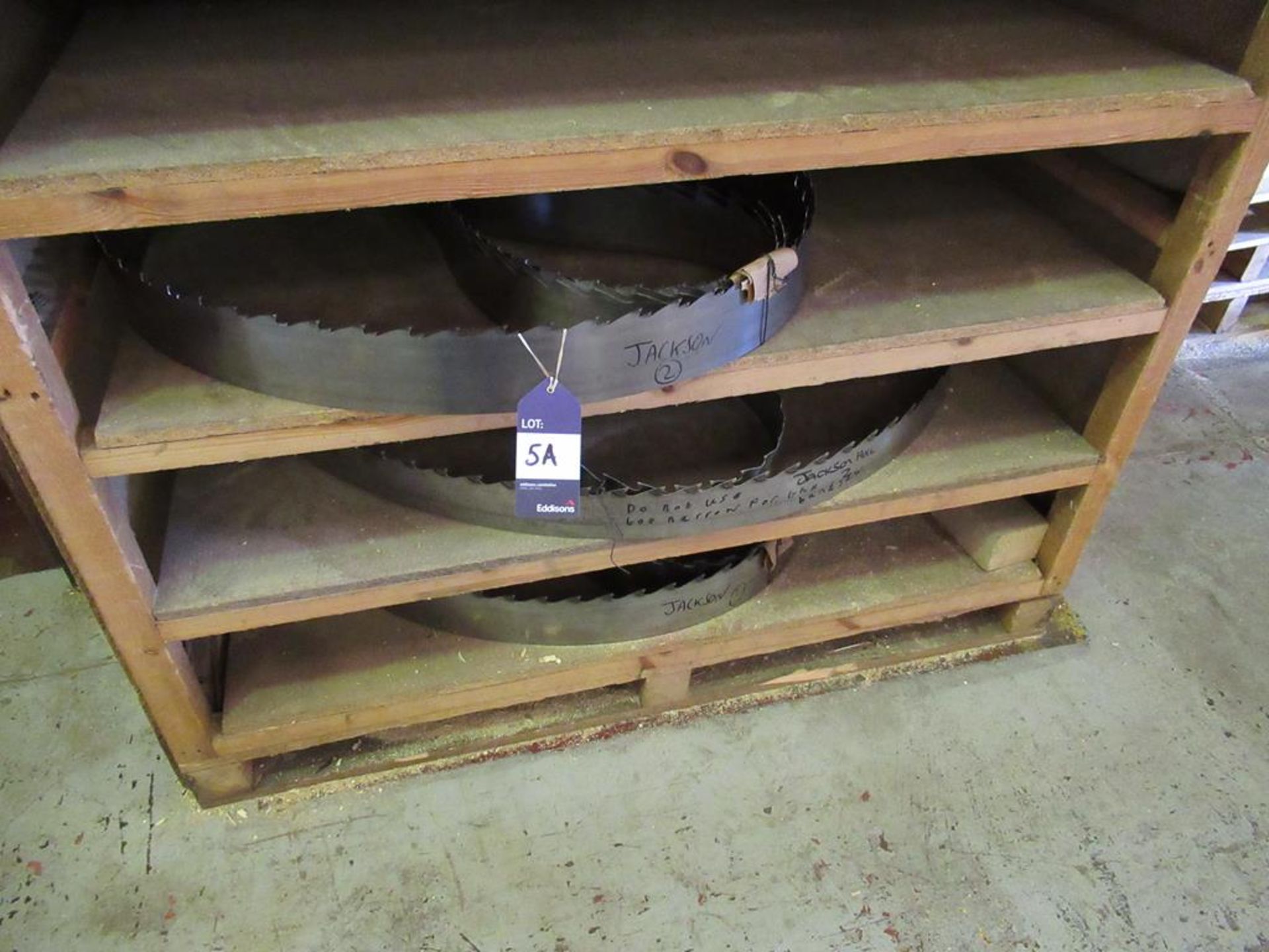 Qty of Bandsaw Blades & Storage Cabinet - Image 3 of 3