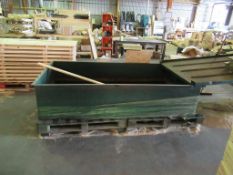 Paint Dipping Tank with the Lid Approx Dims 1300mm x 2200mm x 500mm, complete with contents