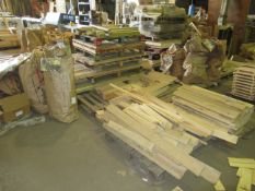 6 x stacks of various Wood Stock