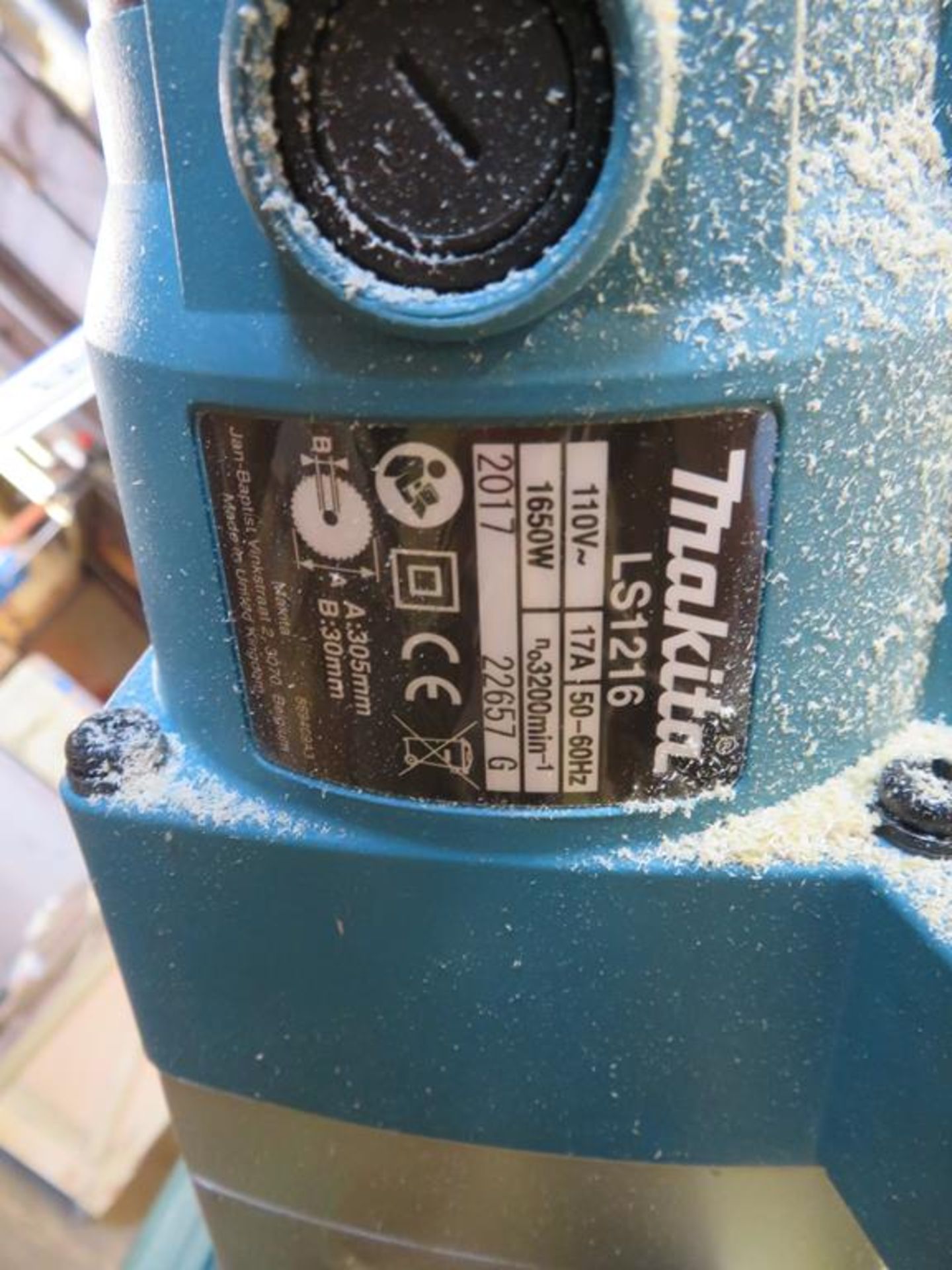 2017 Makita ls1216 110 VOLT Pull Through Mitre Saw - Image 3 of 3