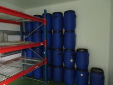 24 x Blue Plastic Food Grade Barrels