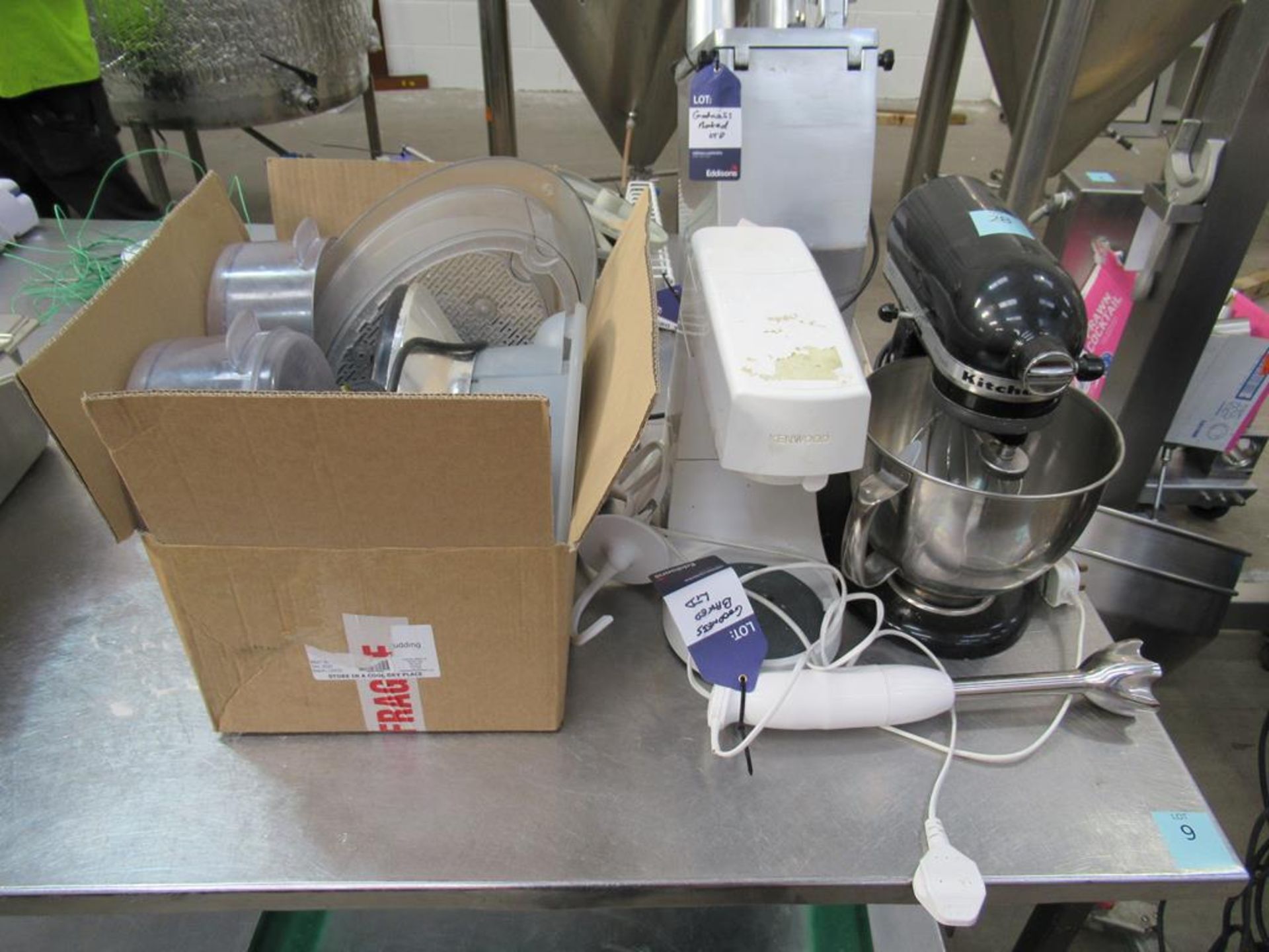 KitchenAid Bench Top Mixer, Braun Stick Blender, Kenwood Mixer and Electric Steamer