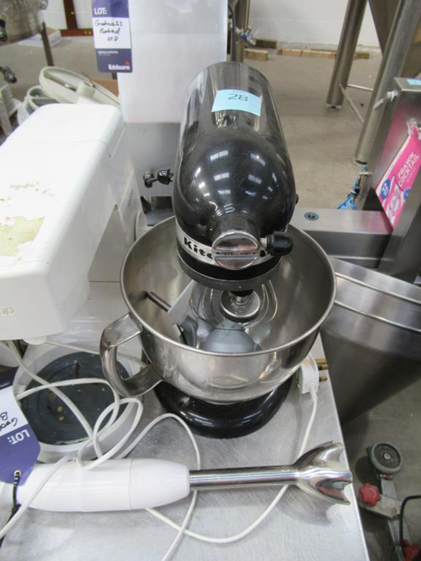 KitchenAid Bench Top Mixer, Braun Stick Blender, Kenwood Mixer and Electric Steamer - Image 2 of 5