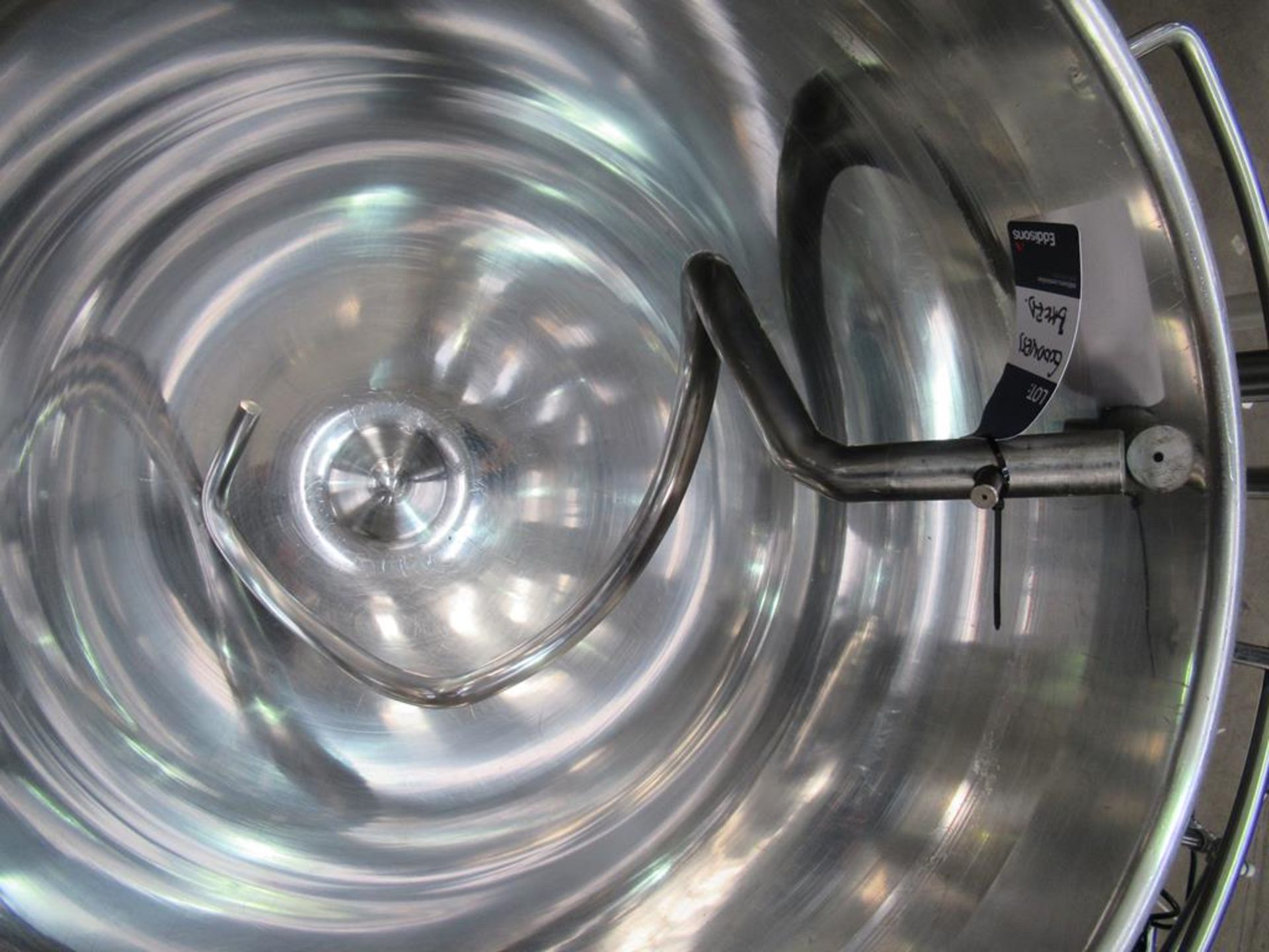 Large Mobile stainless steel Mixing Bowl - Image 3 of 5