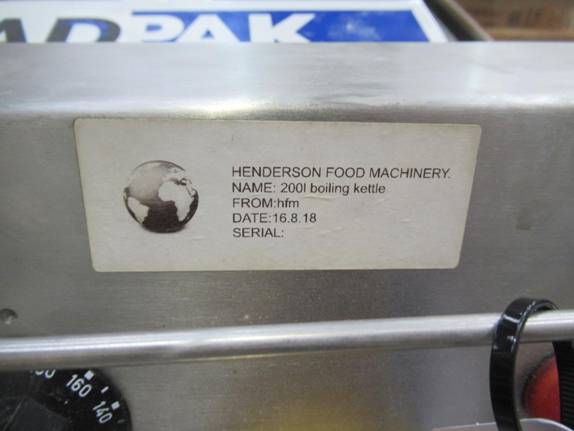 Henderson Food Machinery Boiling Kettle - Image 3 of 4