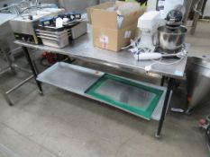 Mobile stainless steel Preparation Table