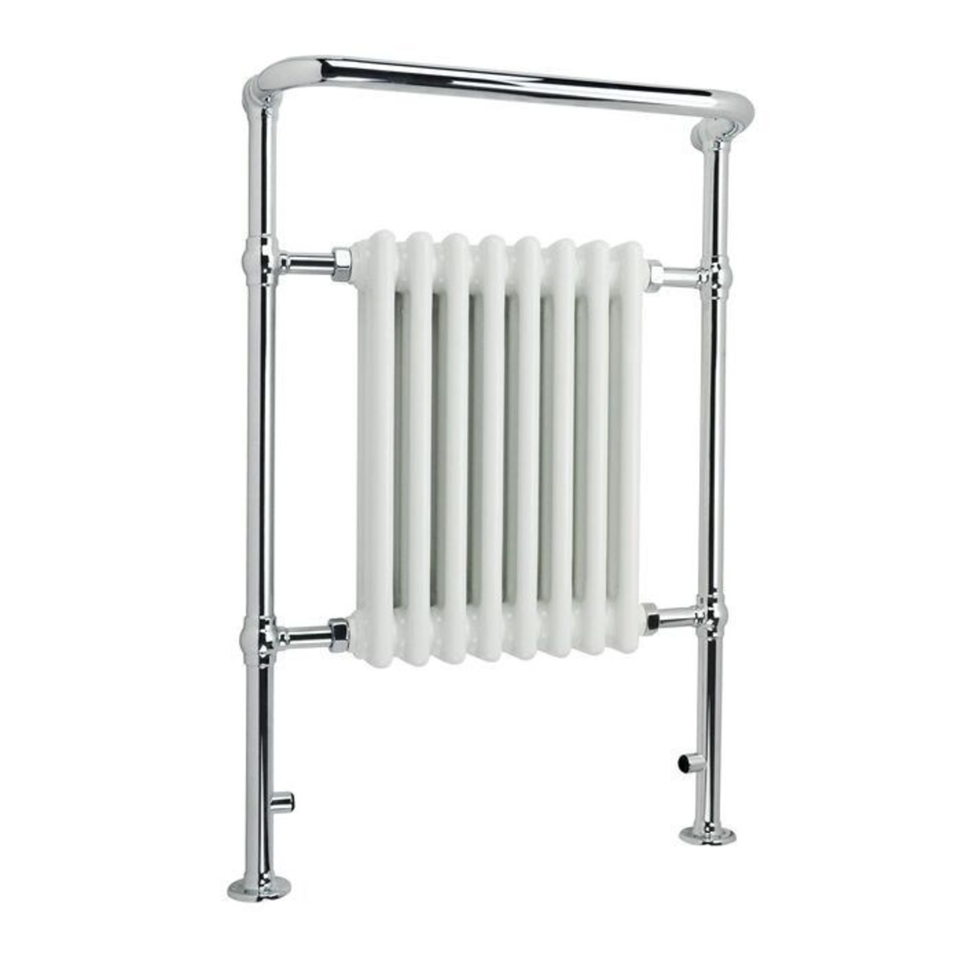4 BRAND NEW BOXED 952x659mm Large Traditional White Premium Towel Rail Radiator.RRP £449.99.We - Image 2 of 2