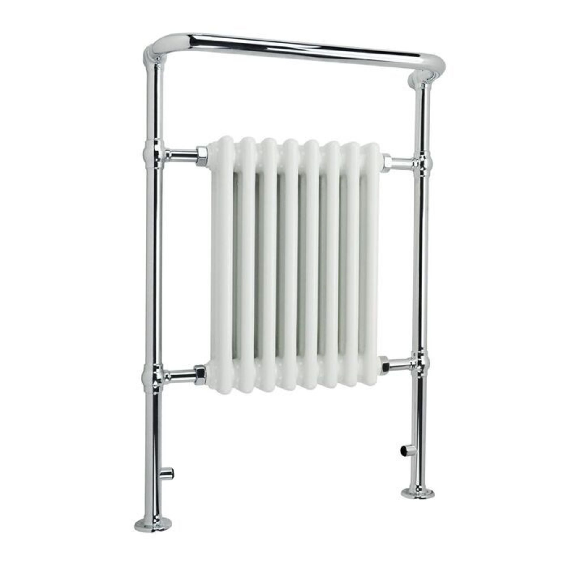 5 BRAND NEW BOXED 952x659mm Large Traditional White Premium Towel Rail Radiator.RRP £449.99.We - Image 3 of 3