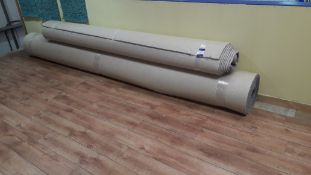 10 x Part Rolls of Various Carpet, Lino and Ribbed Matting - Located Upstairs